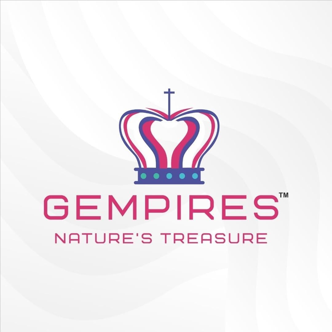 Collar de piedra preciosa Musgo Ágata GEMPIRES con baño de oro