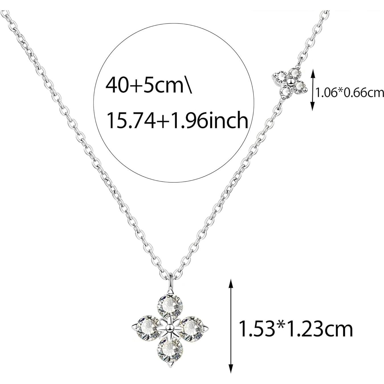 Collar Dainty de Plata Esterlina 925 XAYAH con Hoja CZ