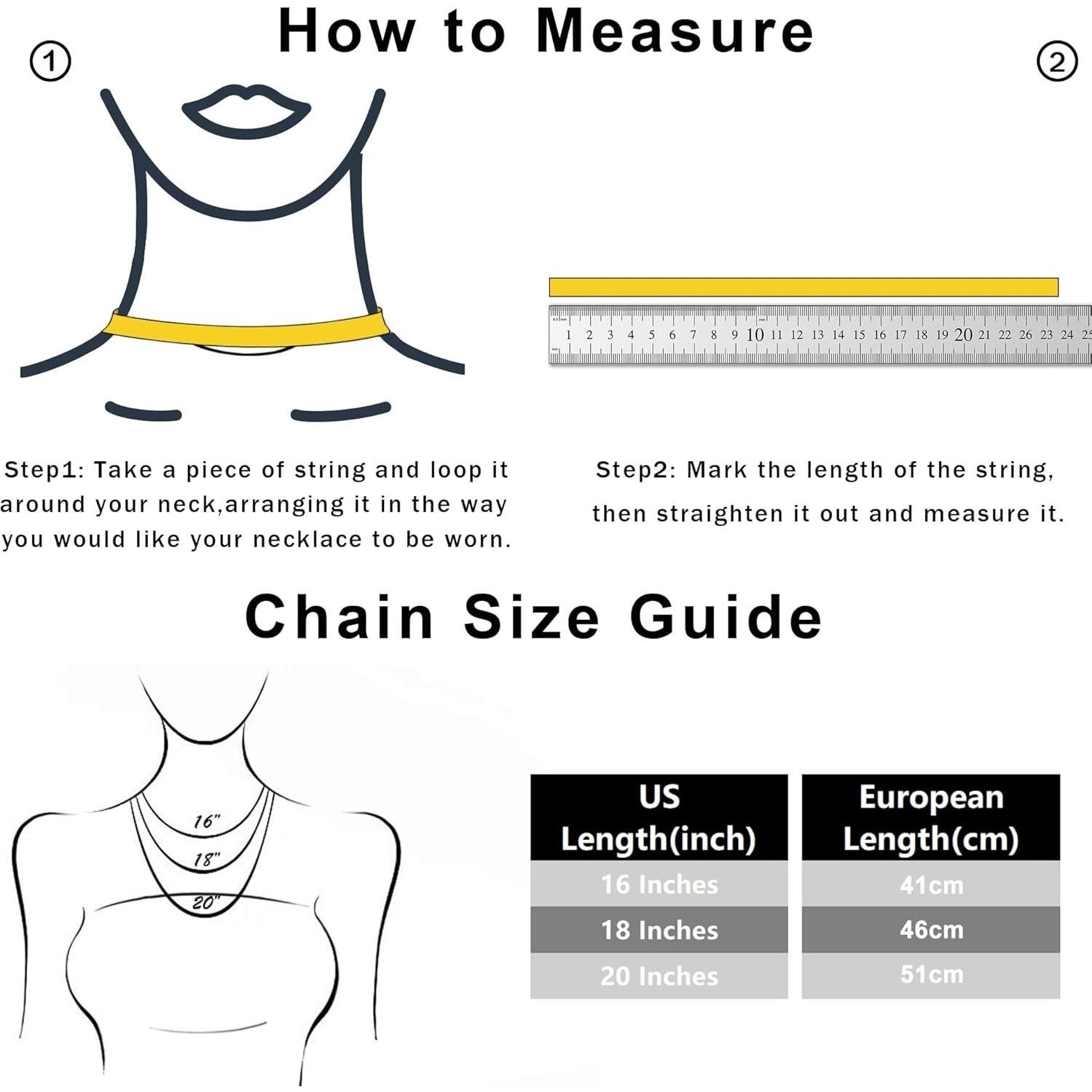 Collar de cadena de plata esterlina 925 Carffordo 40.64 cm oro 16K