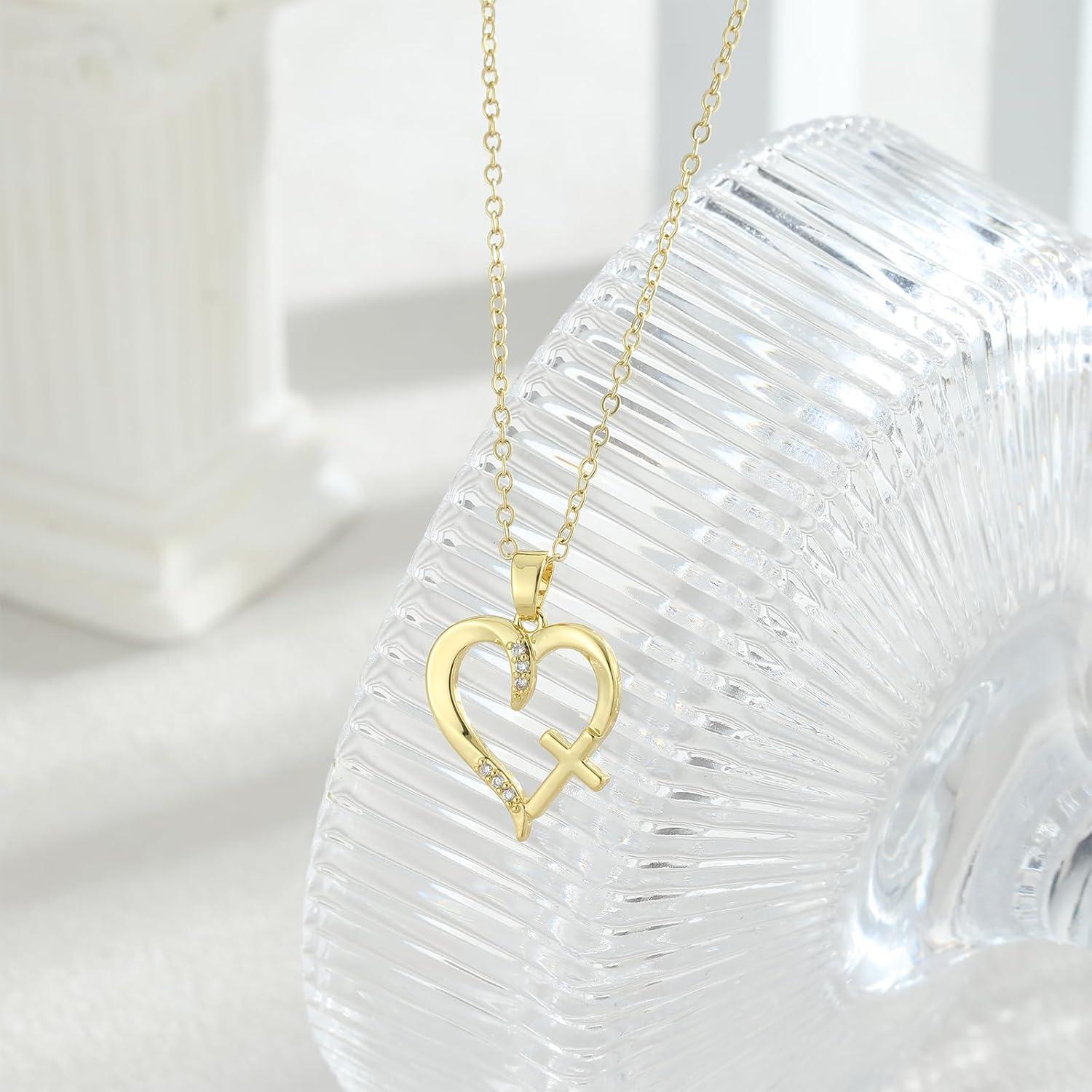 Collar de Cruz Dorado 14K para Mujeres - Joyería Minimalista