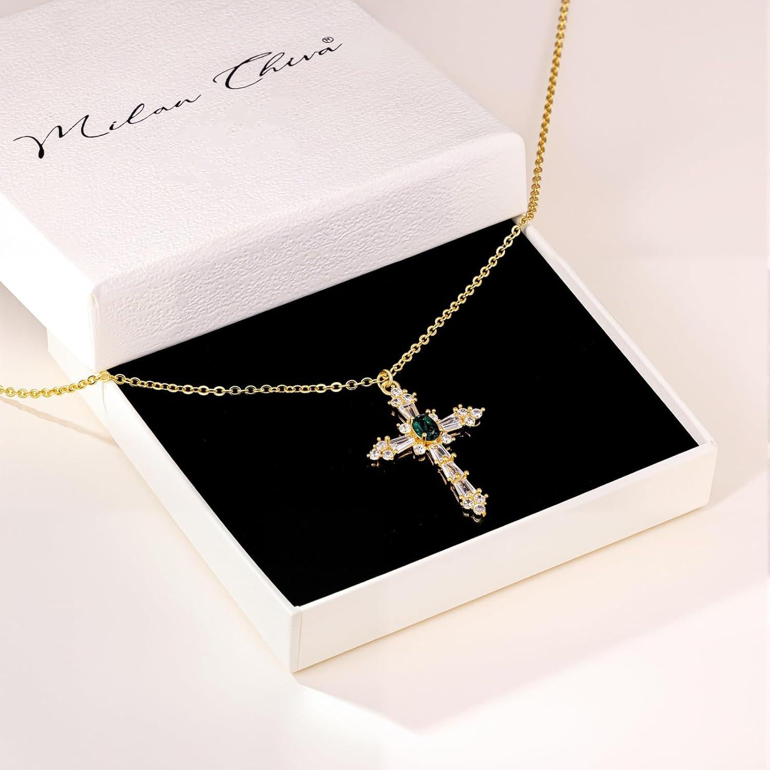 Collar de oro 14K Milan Chiva para mujeres - Diseño moderno