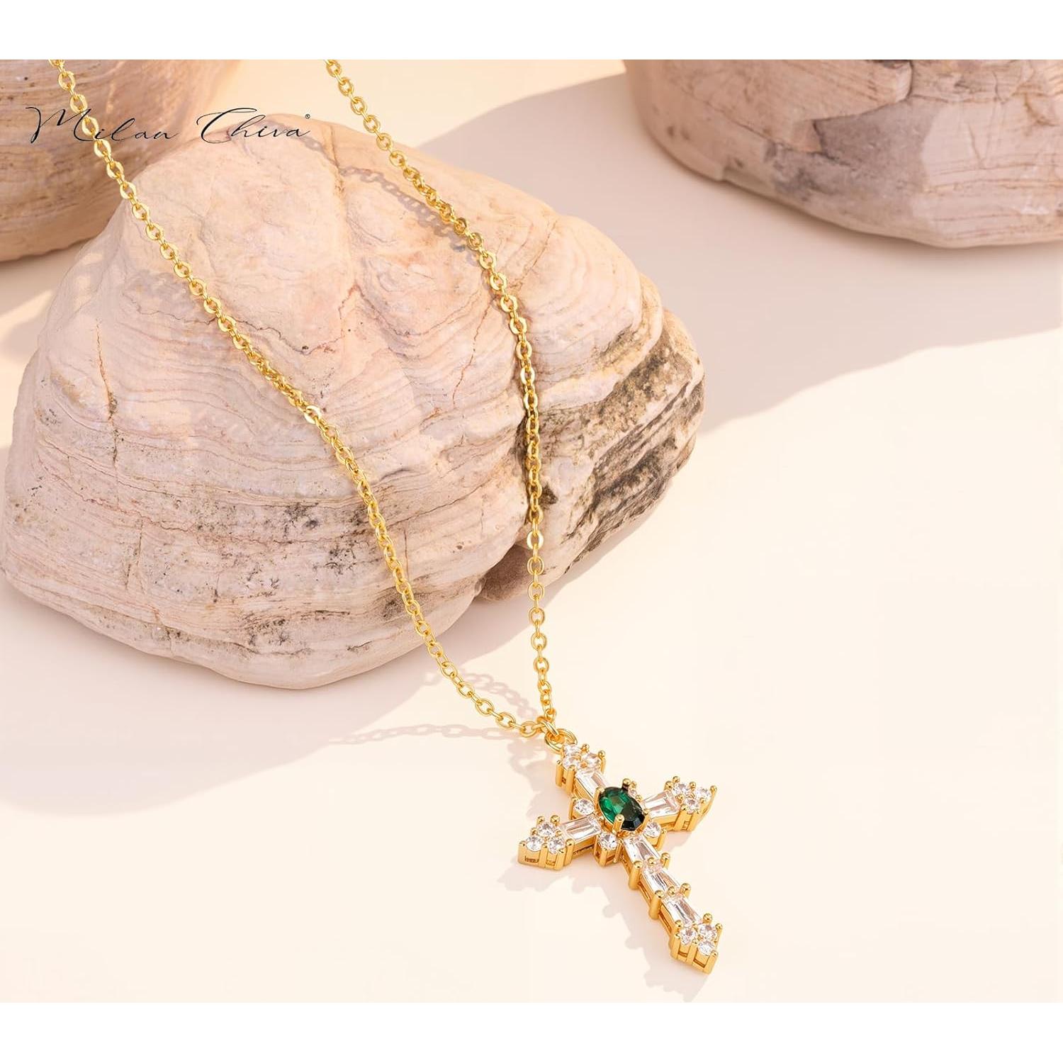 Collar de oro 14K Milan Chiva para mujeres - Diseño moderno