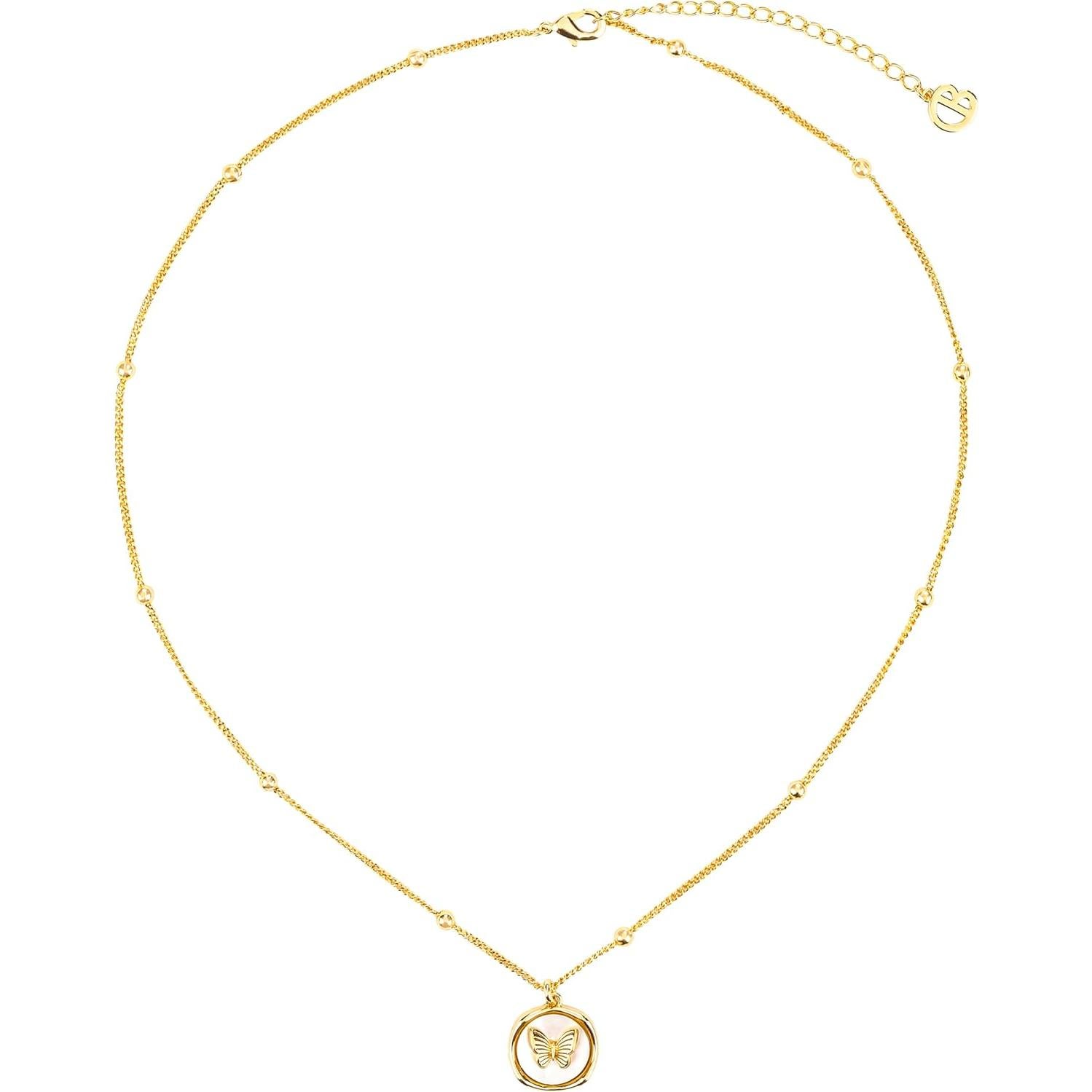 Collar de Mariposa de Oro 18K COBI para Mujeres - Joyería de Moda