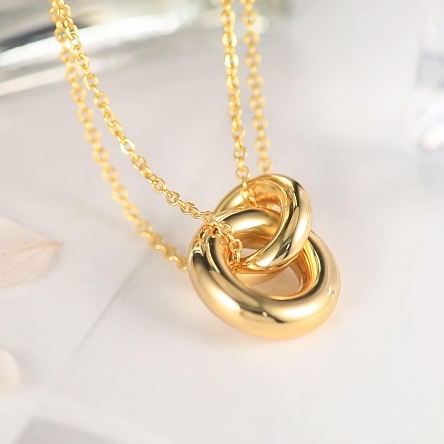 Collar Dainty AllenCOCO Oro 14K sobre Plata S925 39.5-45 cm