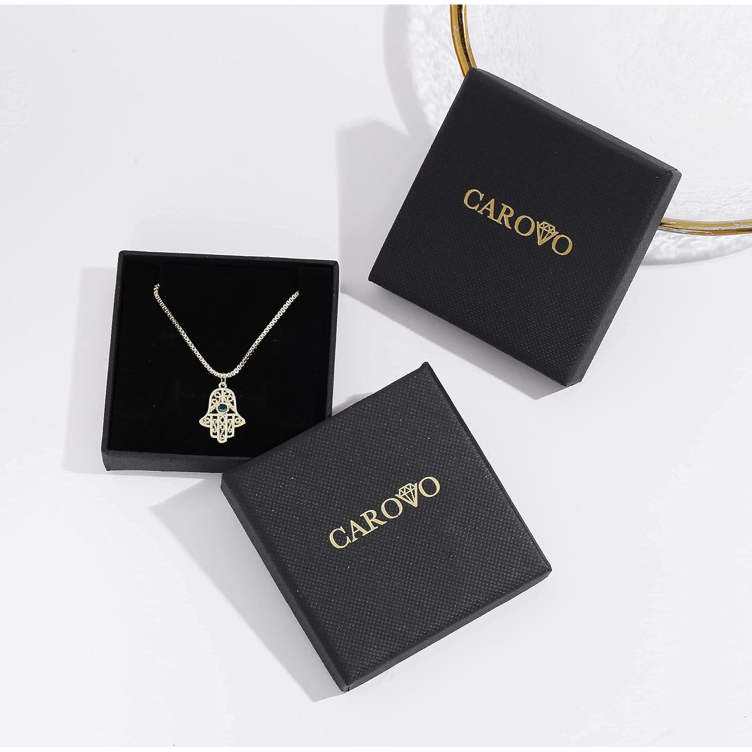 Collar de Cadena Dainty de Oro 18K CAROVO con Perla y Moneda