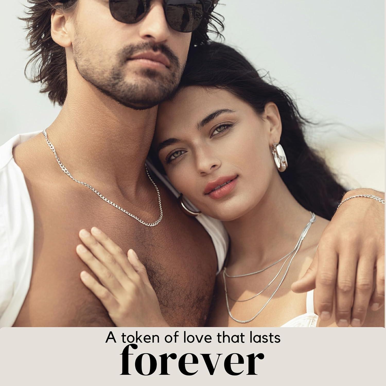 Cadena de Collar de Plata Esterlina 925 KISPER 1.6mm 40.6-76.2cm