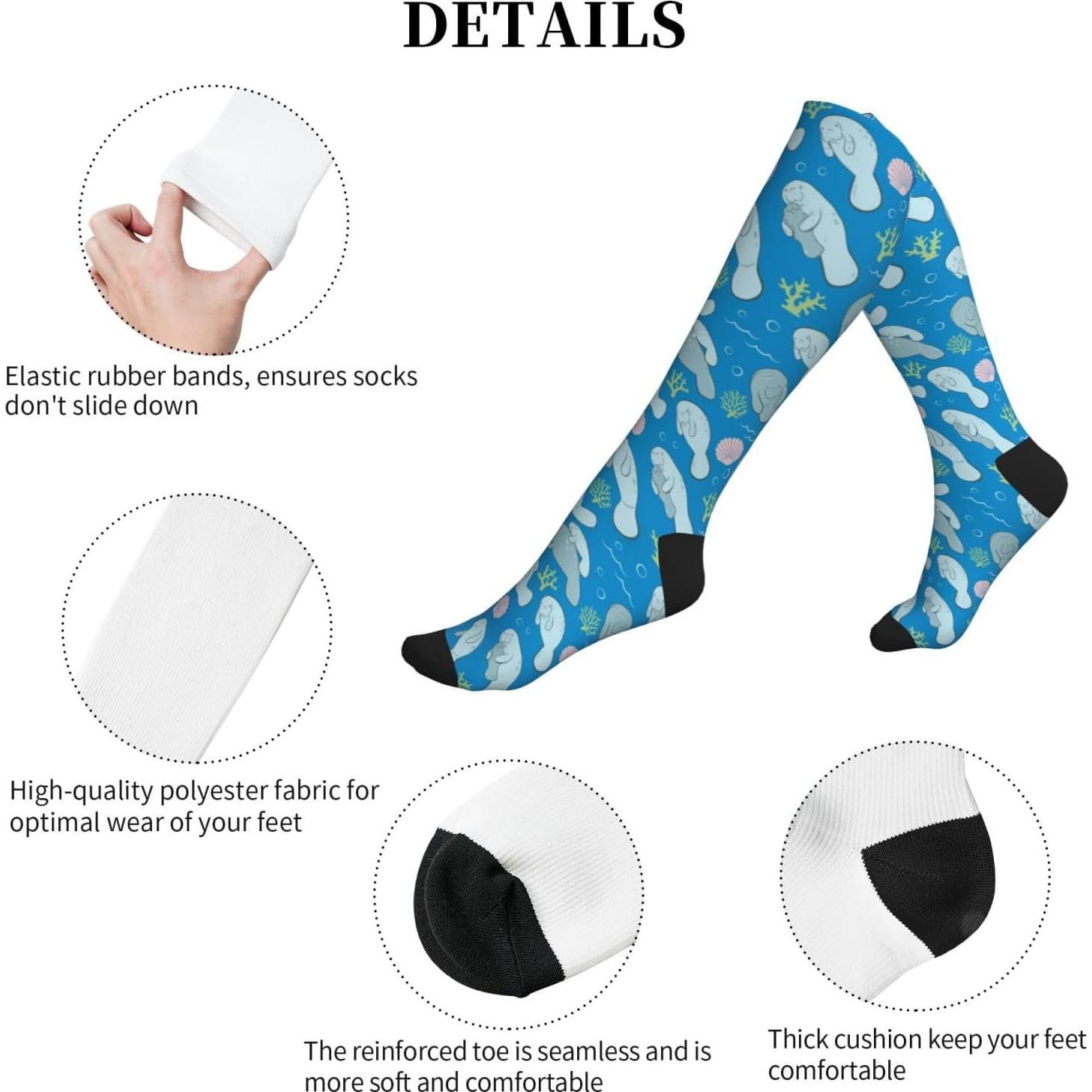 Calcetines de Compresión Unisex Maailoo para Circulación