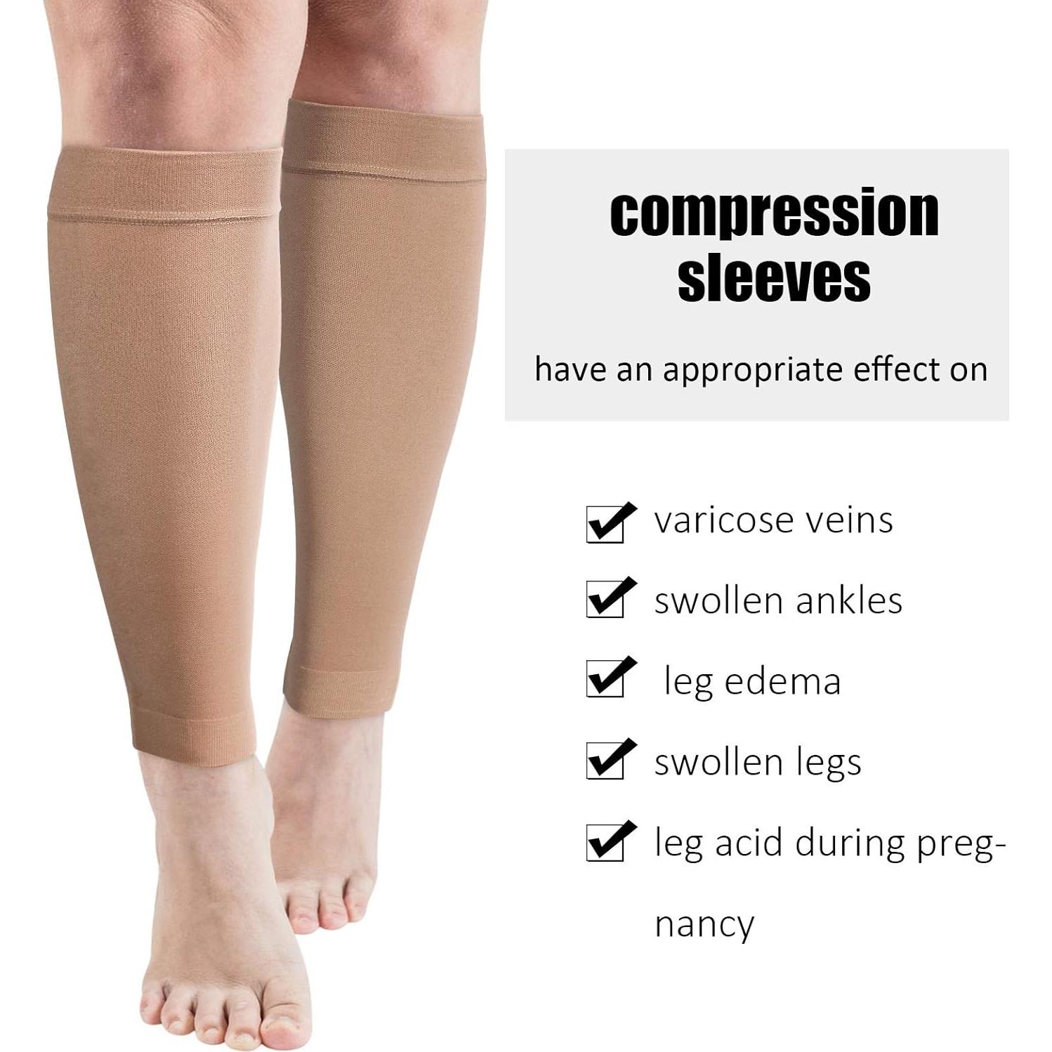 3 Pares Calcetines de Compresión XXL 20-30 mmHg Syhood