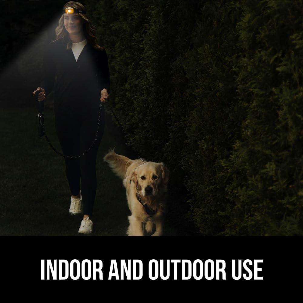 Lámpara Frontal LED Gorilla Grip 226 Lúmenes 7 Modos Naranja