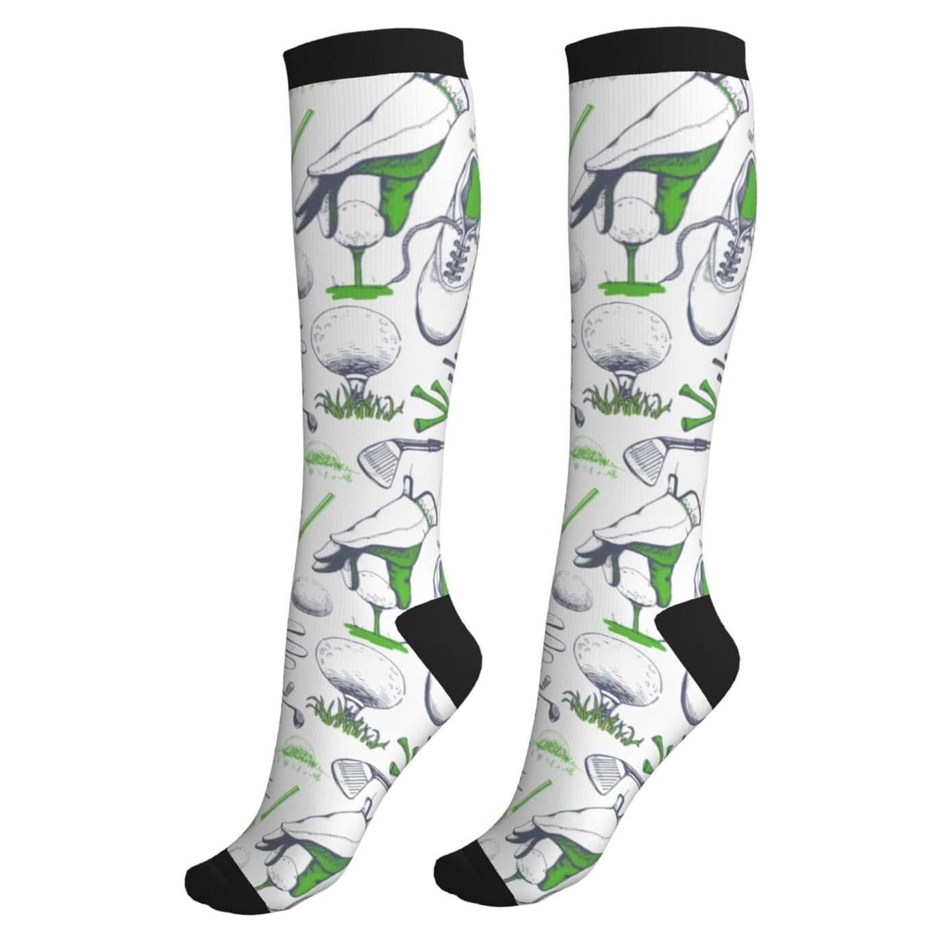 Calcetines de Compresión Unisex Aipoase Hasta la Rodilla 50cm