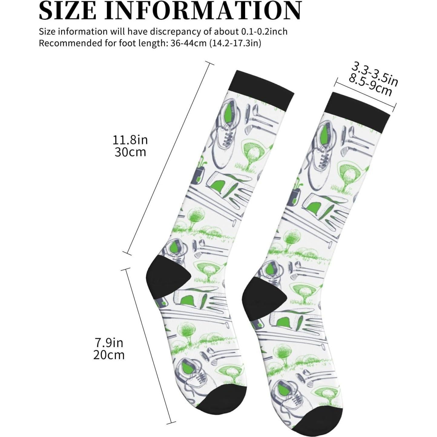 Calcetines de Compresión Unisex Aipoase Hasta la Rodilla 50cm