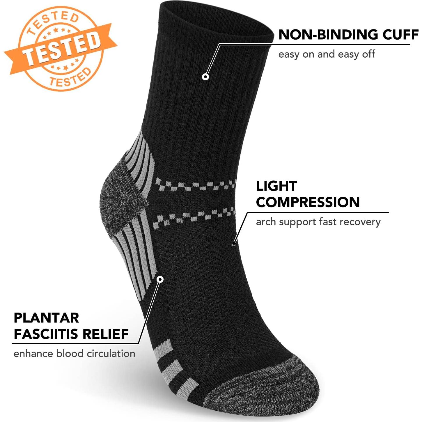 Calcetines de Compresión Aoliks para Tobillo - 5 Pares