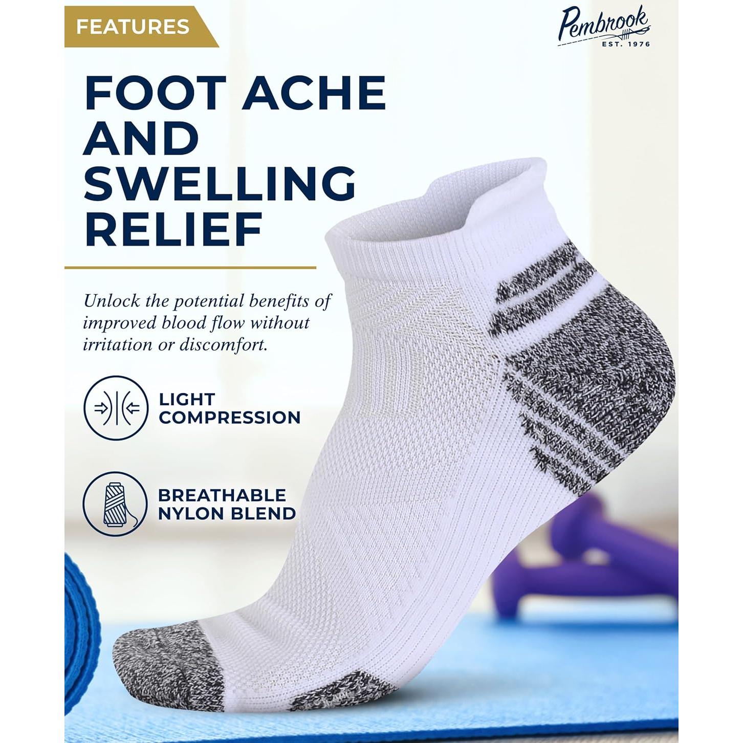 Calcetines de Compresión Pembrook para Tobillo - 4 Pares