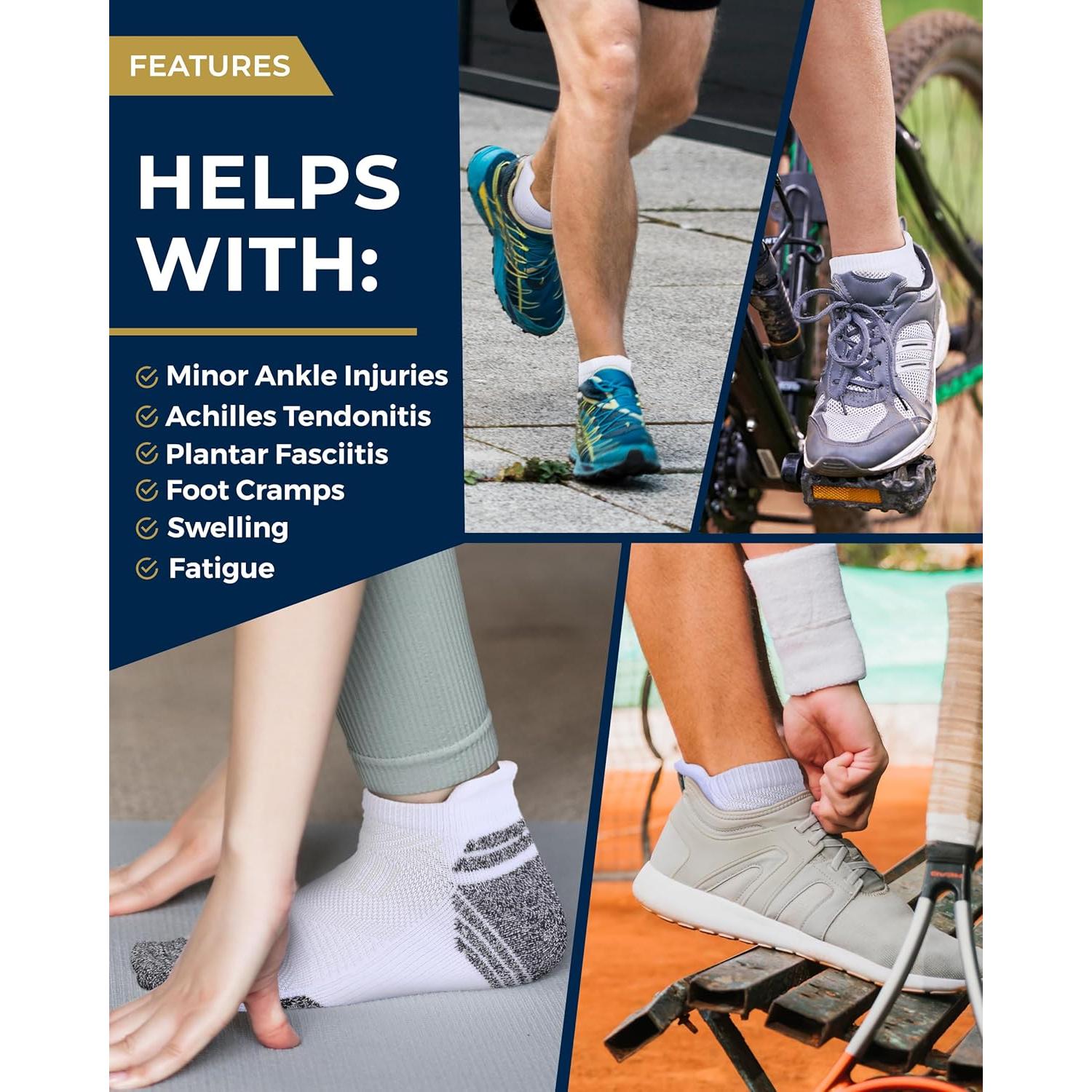 Calcetines de Compresión Pembrook para Tobillo - 4 Pares