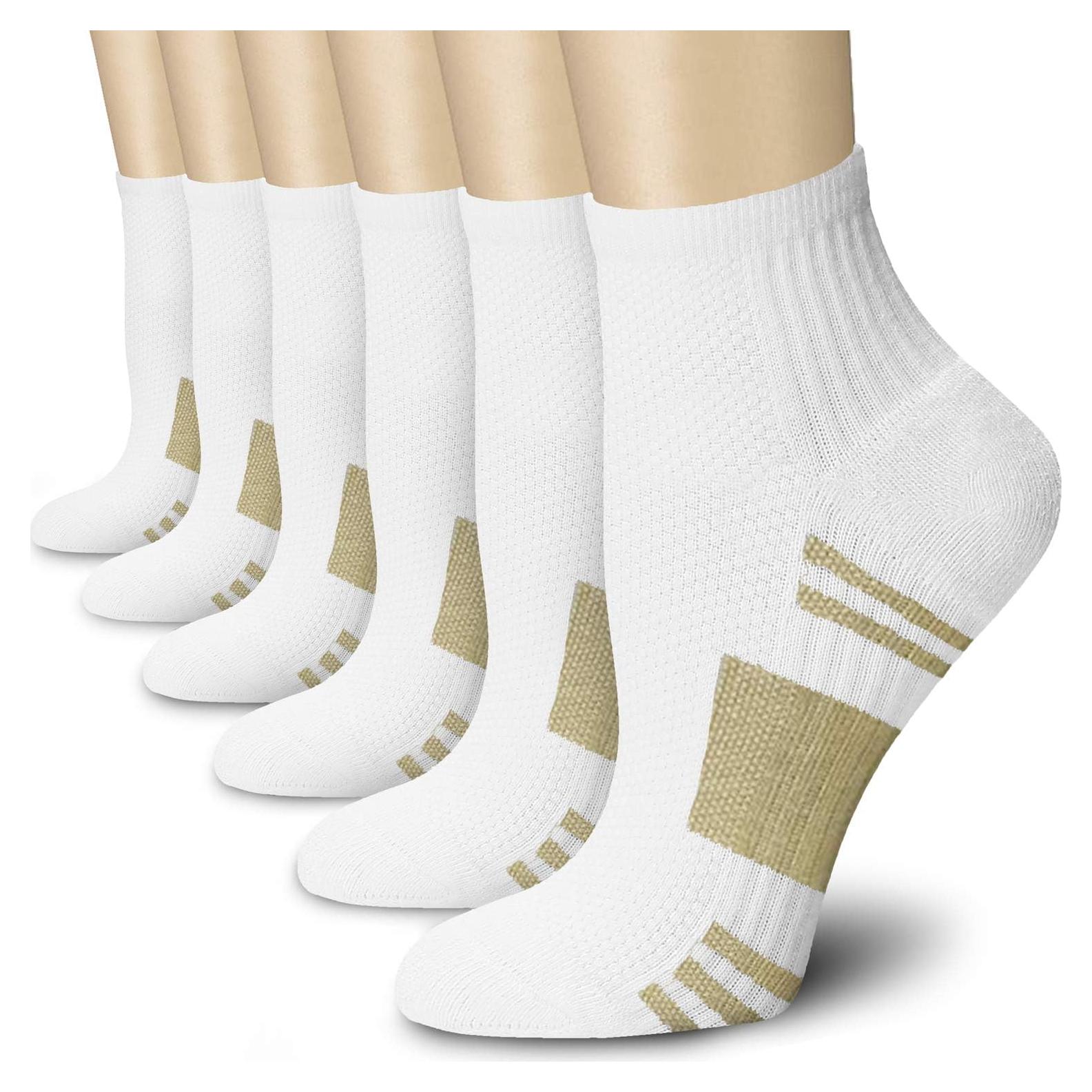 Medias de Compresión Charmking 15-20 mmHg Unisex 6 Pares