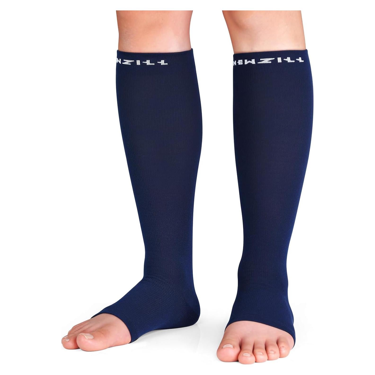 Medias de Compresión Graduadas Newzill 20-30 mmHg Punta Abierta