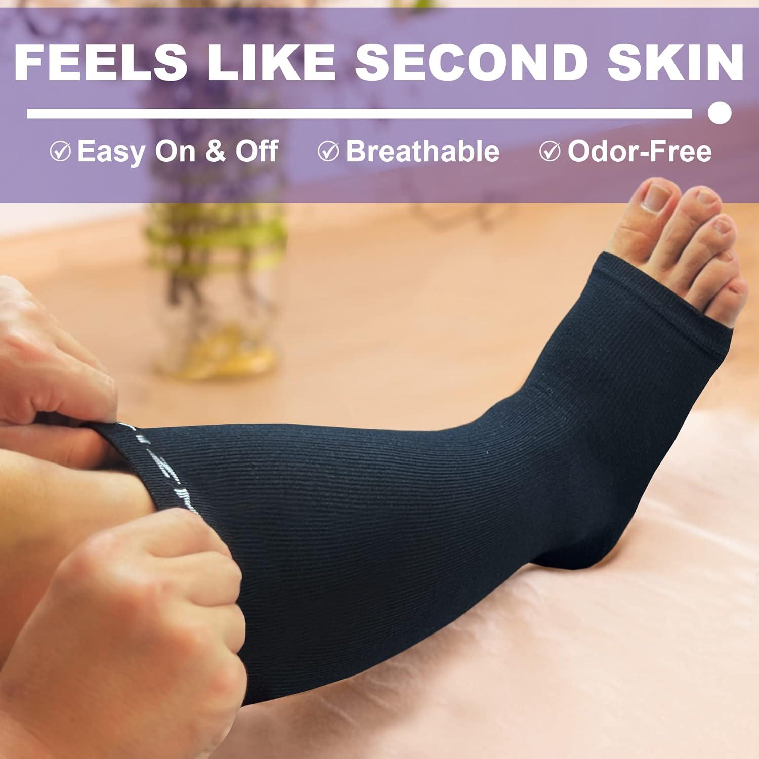 Medias de Compresión Graduadas Newzill 20-30 mmHg Punta Abierta