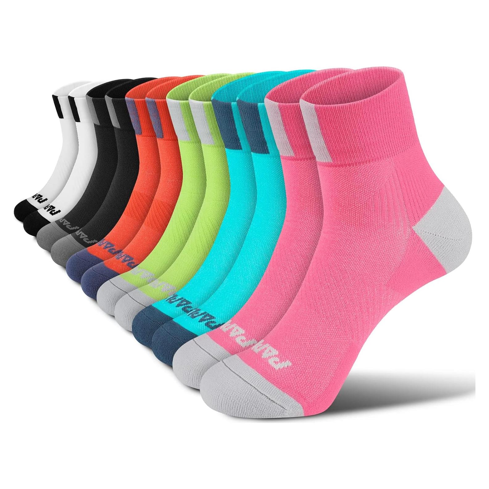 Calcetines de Compresión PAPLUS para Tobillo Mujeres 6 Pares