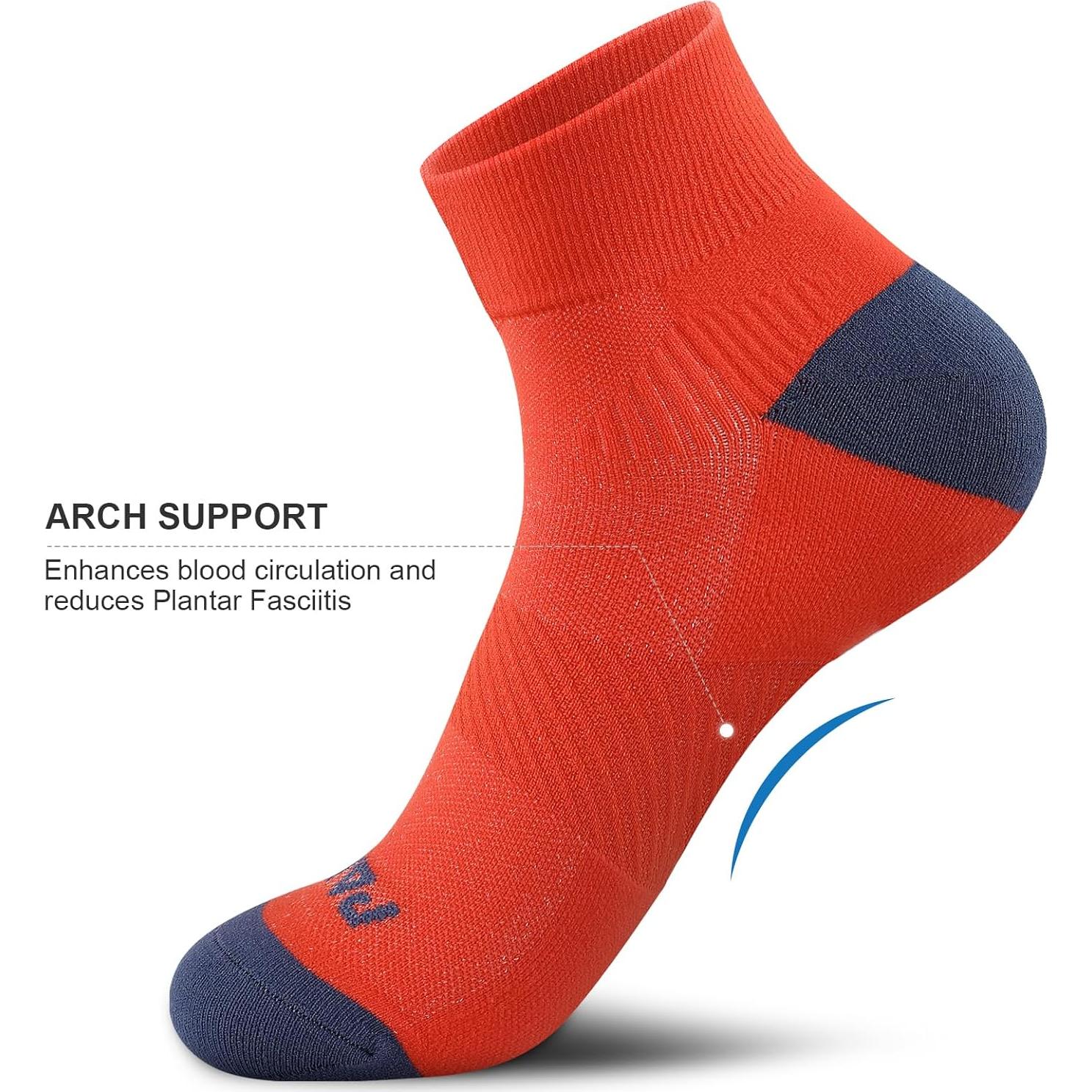 Calcetines de Compresión PAPLUS para Tobillo Mujeres 6 Pares