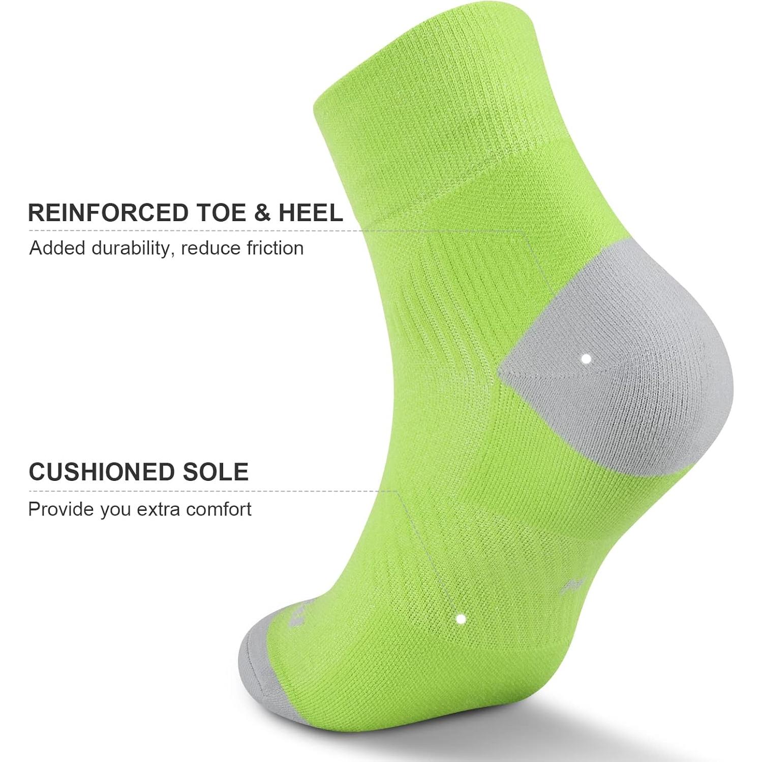 Calcetines de Compresión PAPLUS para Tobillo Mujeres 6 Pares