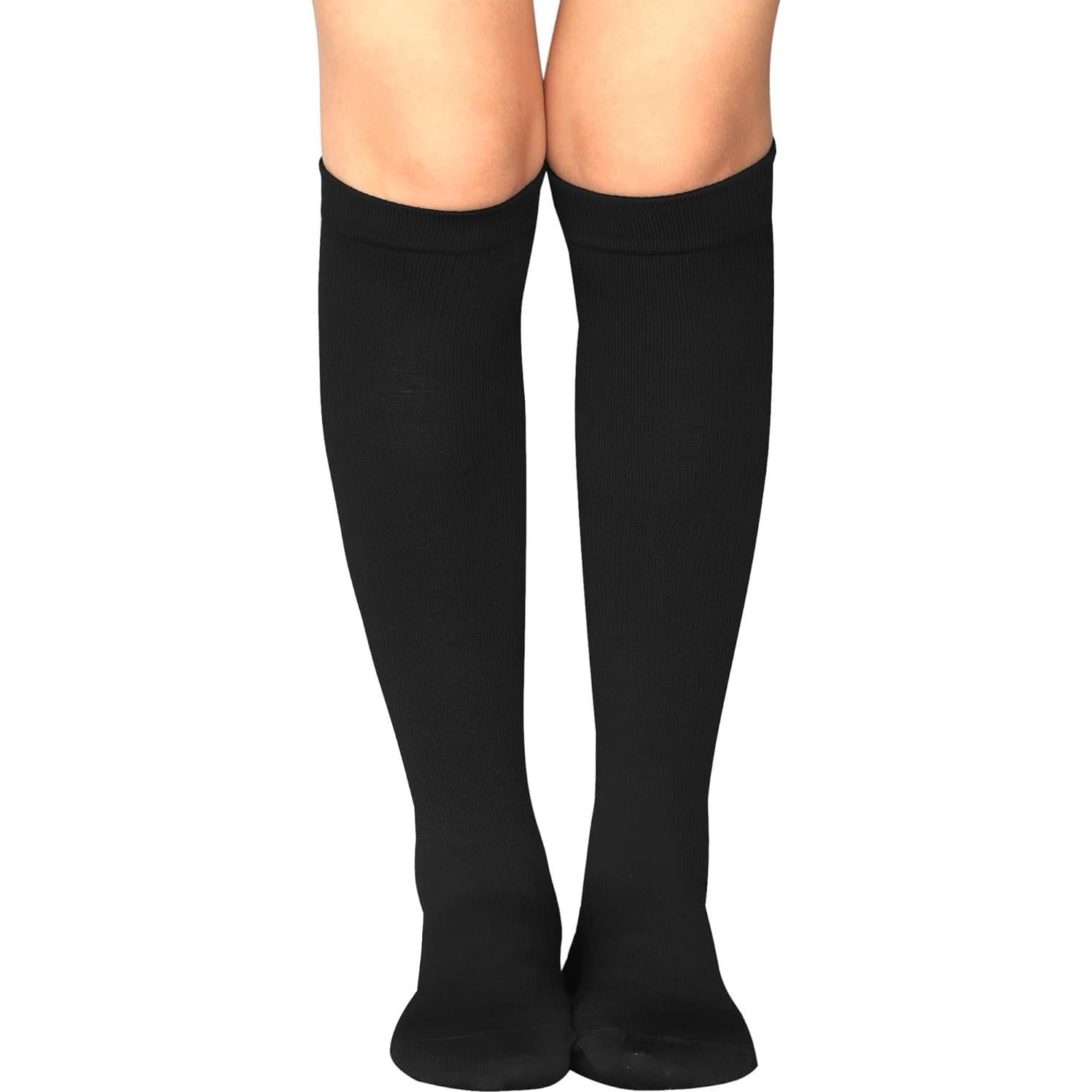 Calcetines de Compresión Bestjybt 15-20 mmHg para Atletismo