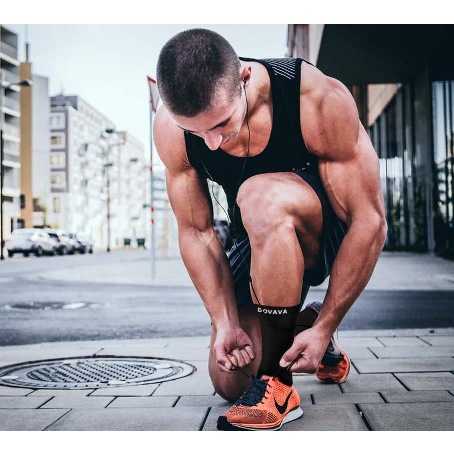 Calcetines de Compresión DOVAVA Dri-tech 4 Pares Negro