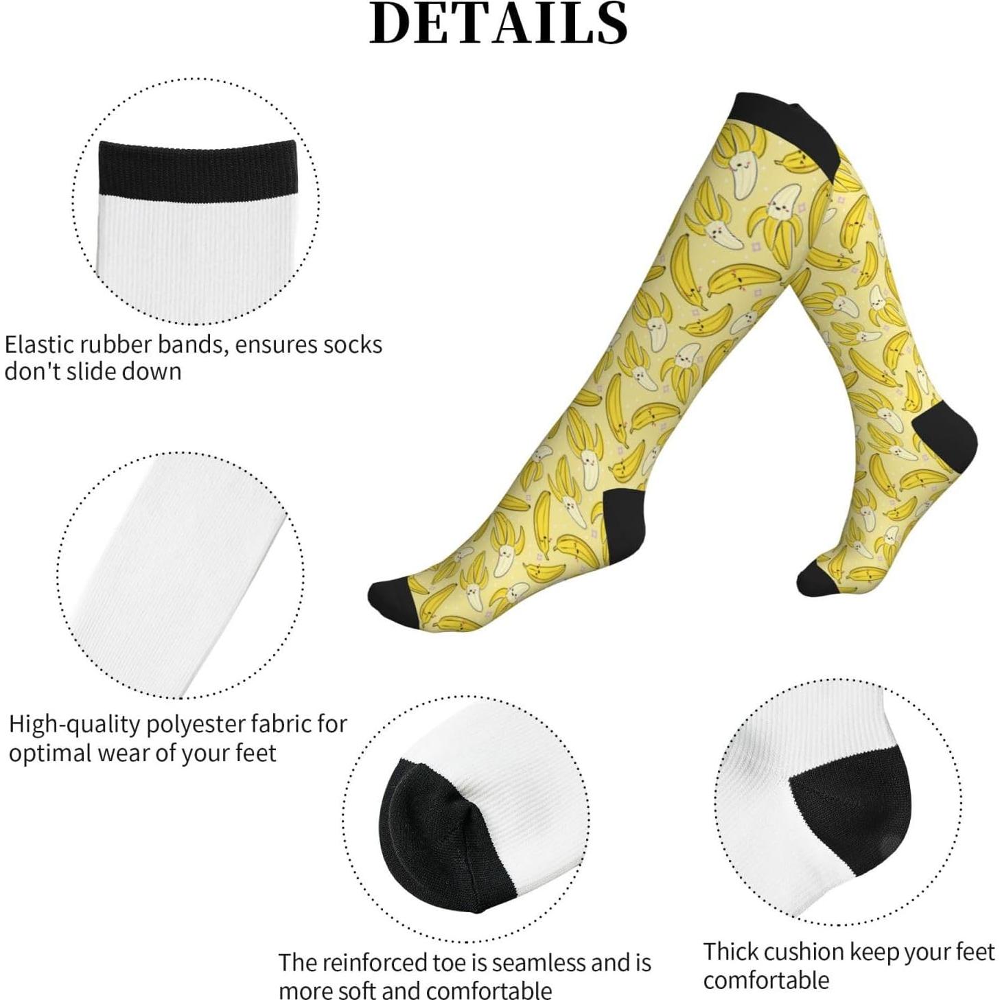 Calcetines de Compresión 15-20 mmHg para Hombres y Mujeres