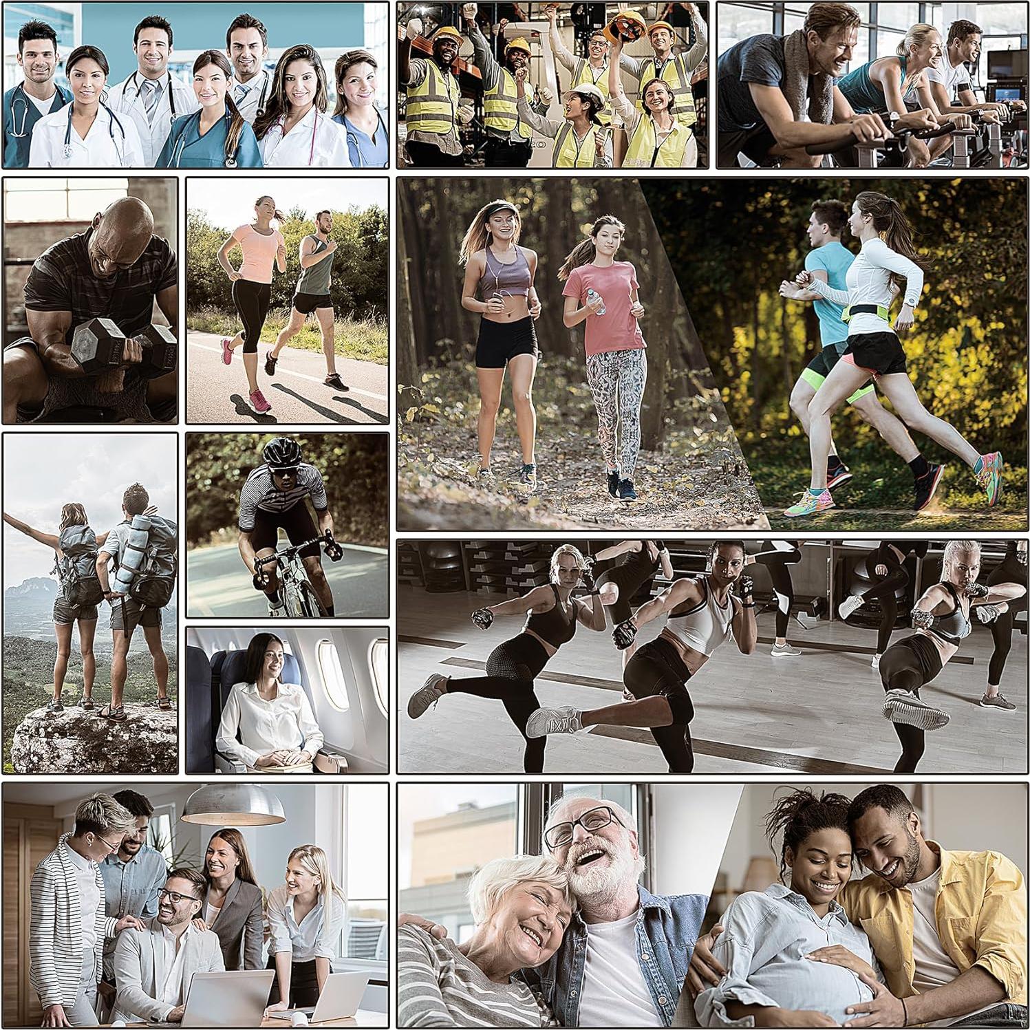 Calcetines de Compresión de Cobre FEYHAY 15-20 mmHg (5 Pares)