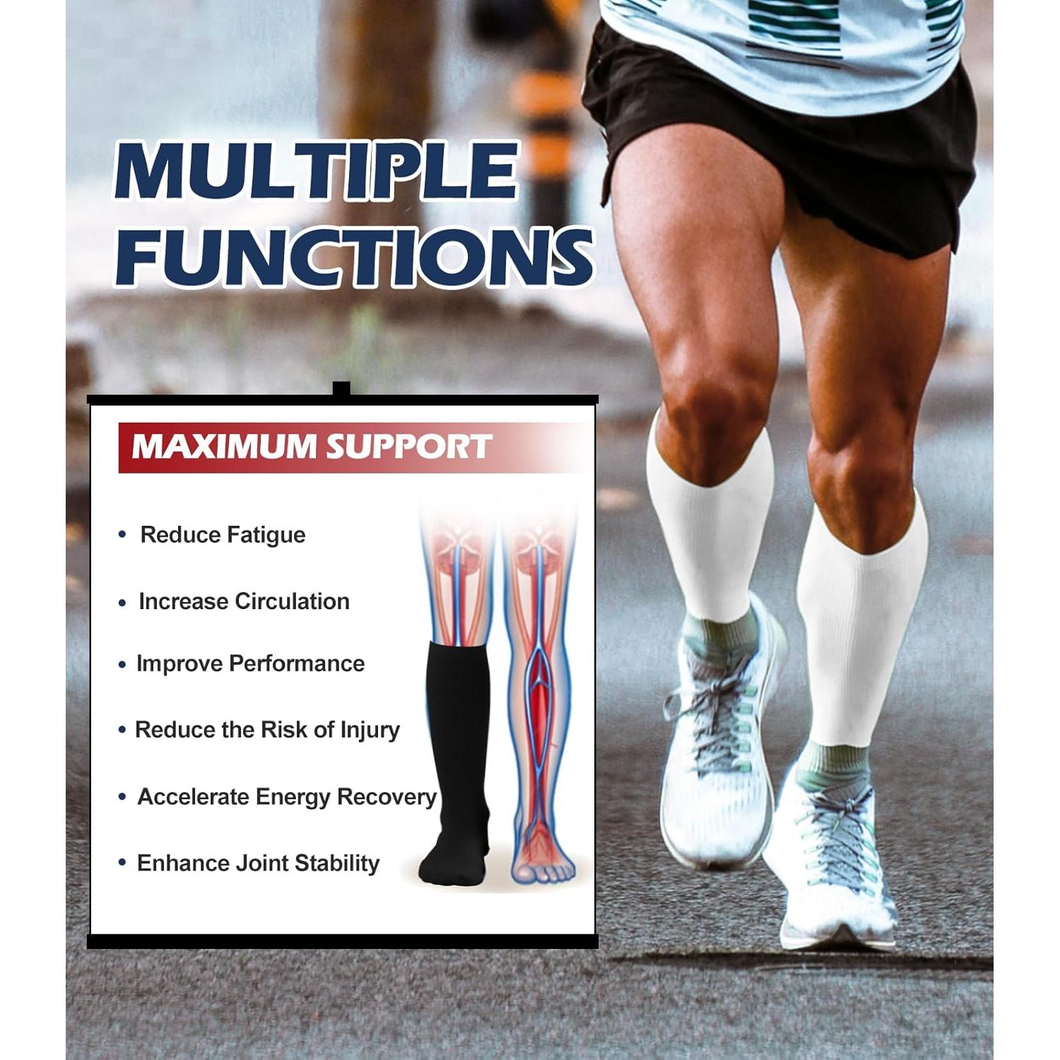 Calcetines de Compresión Breslatte 10-14 mmHg para Correr