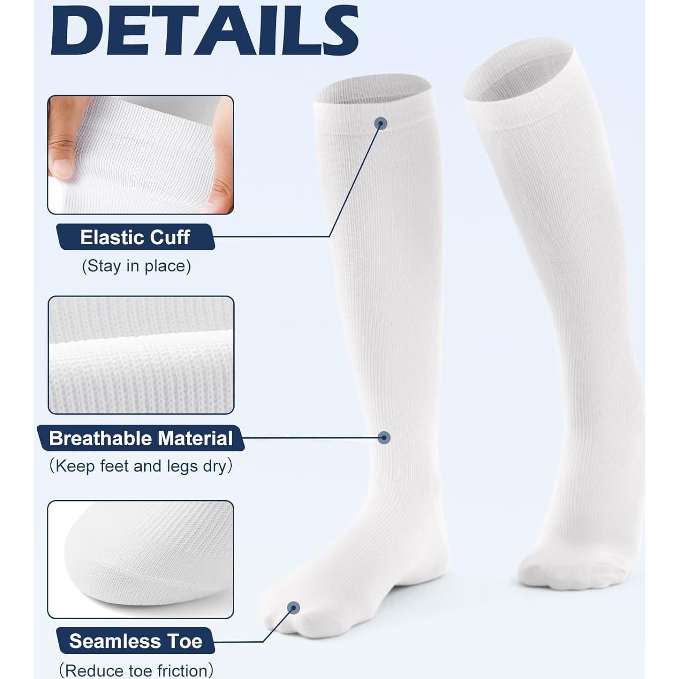 Calcetines de Compresión Breslatte 10-14 mmHg para Correr