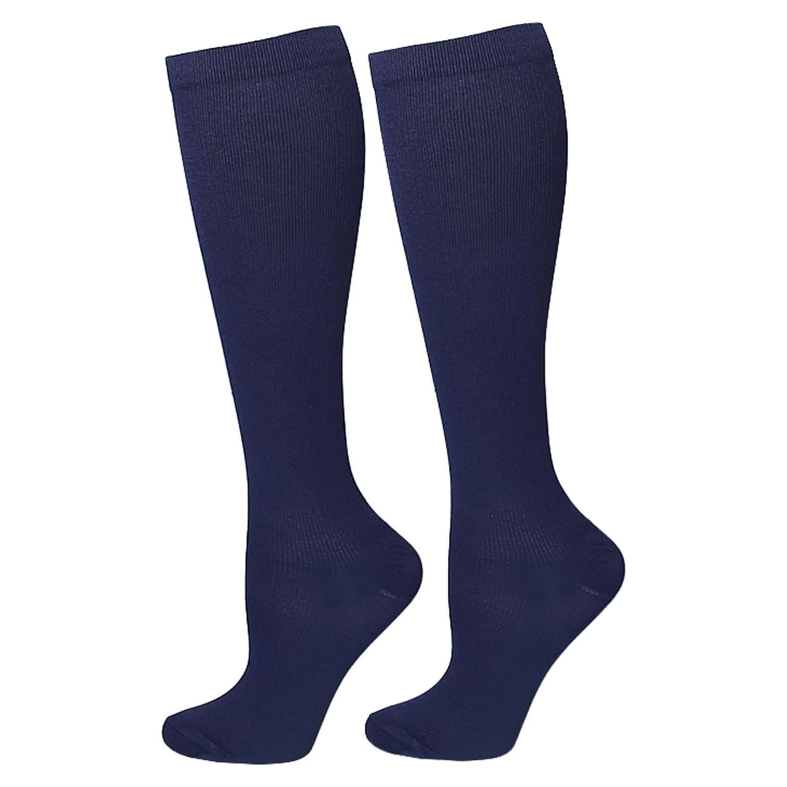 Calcetines de Compresión Bestjybt 15-20 mmHg para Atletismo