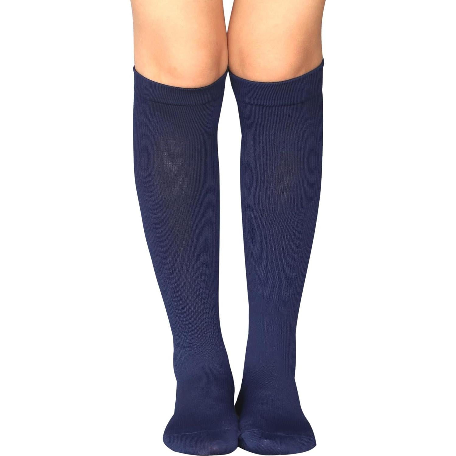 Calcetines de Compresión Bestjybt 15-20 mmHg para Atletismo