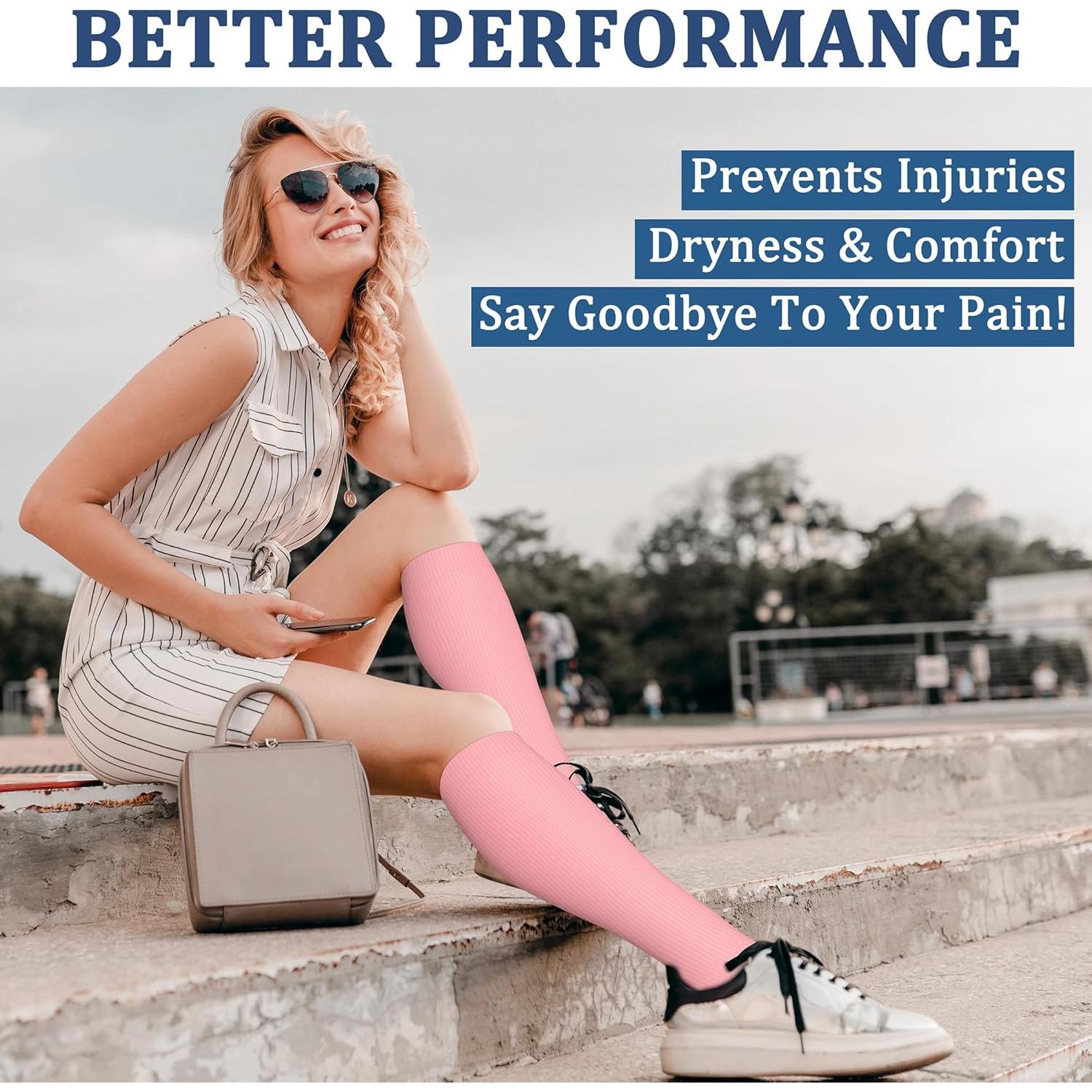 Calcetines de Compresión de Cobre FEYHAY - 3 Pares 15-20 mmHg