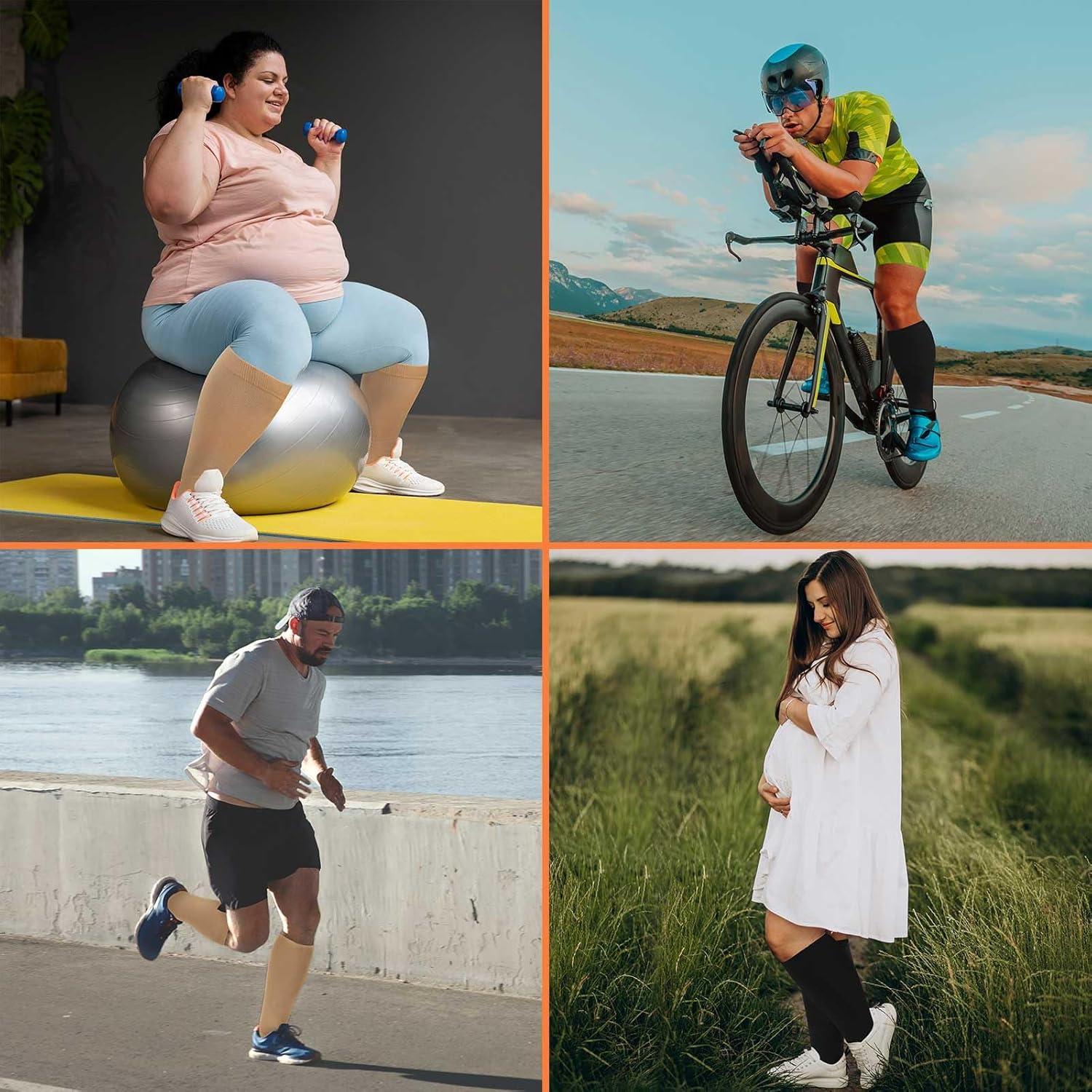 Calcetines de Compresión Bodala Talla 4X Grande 20-30 mmHg