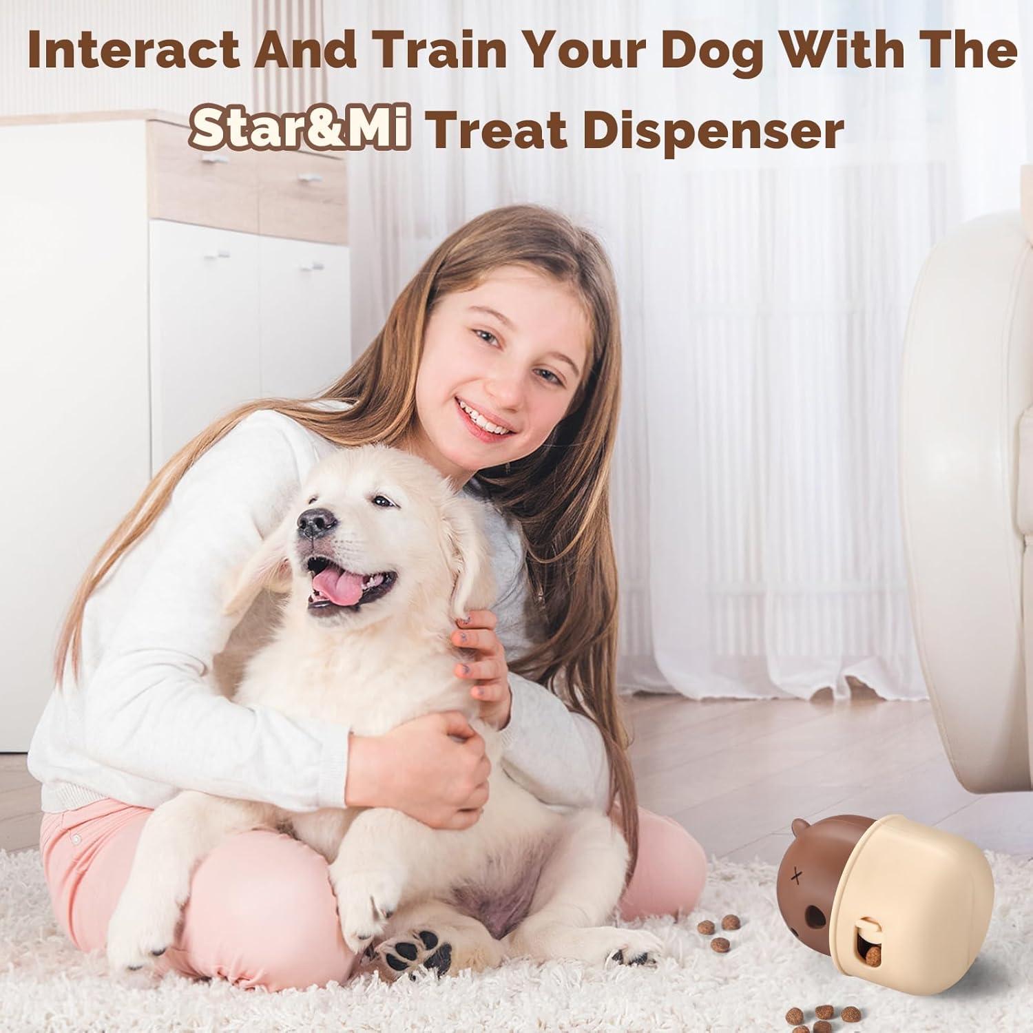 Juguete de Alimentación Lenta Star&Mi para Perros y Gatos - Rompecabezas Interactivo