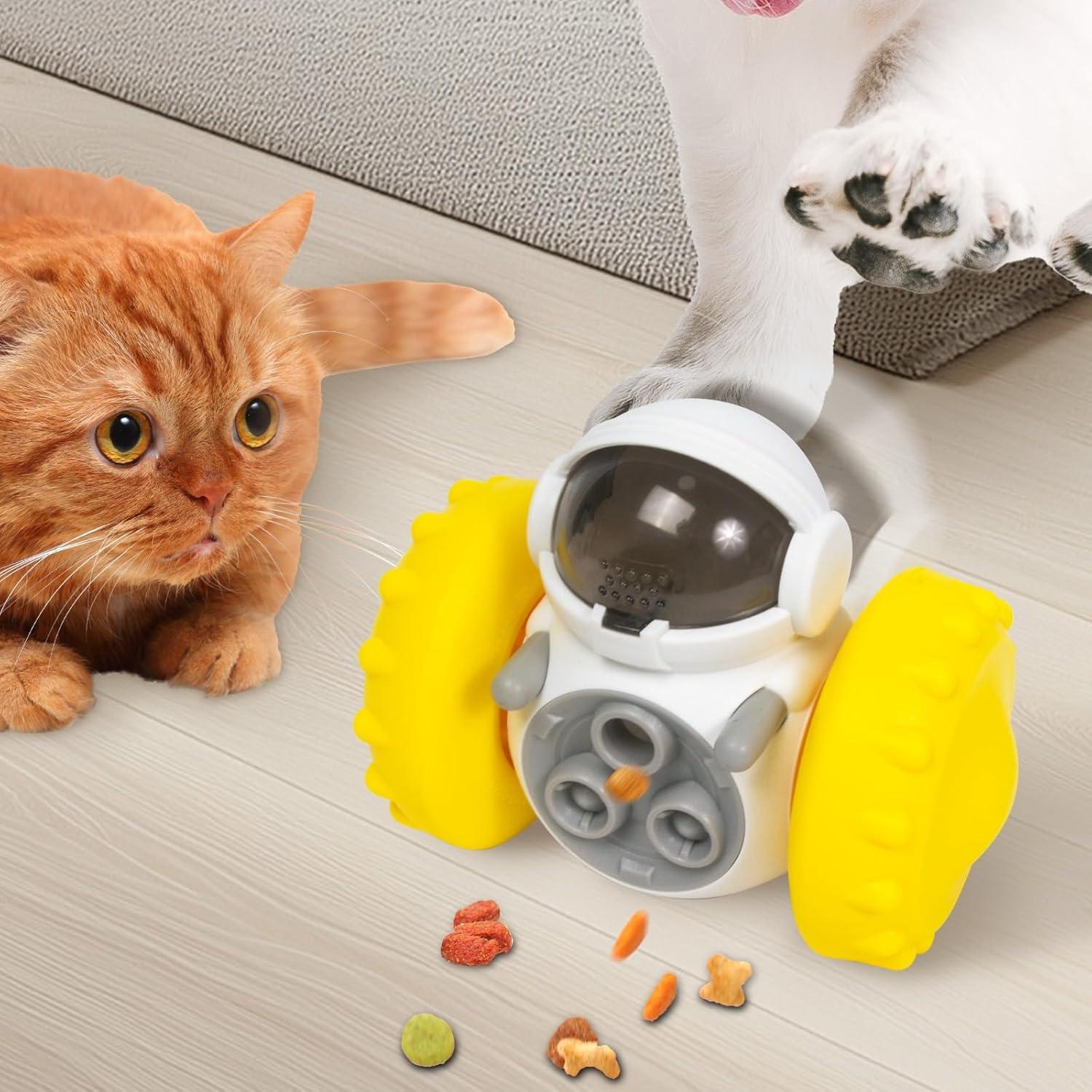 Juguete Interactivo para Perros y Gatos GRETEGO G&GO Amarillo