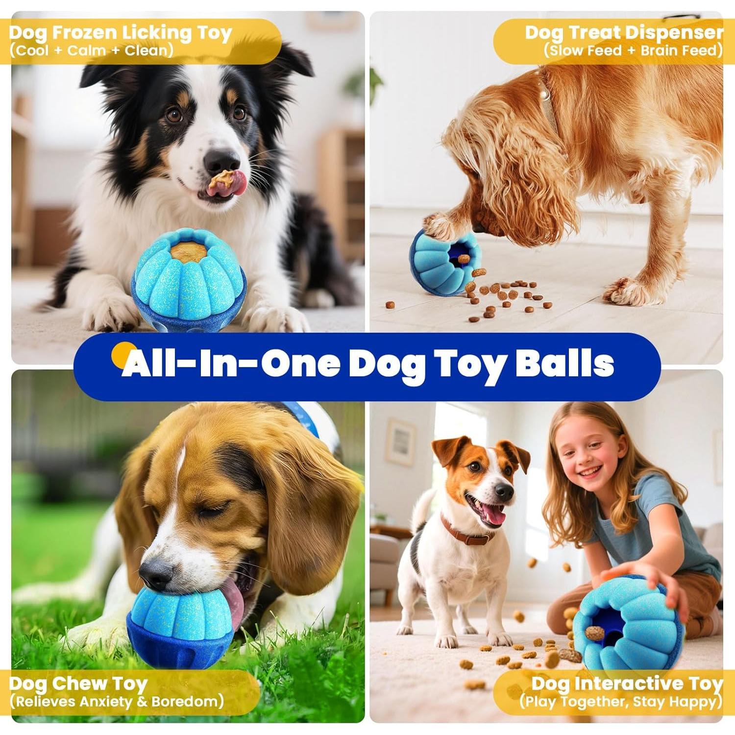 Juguete Interactivo para Perros ABRRLO - Dispensador de Golosinas 10cm