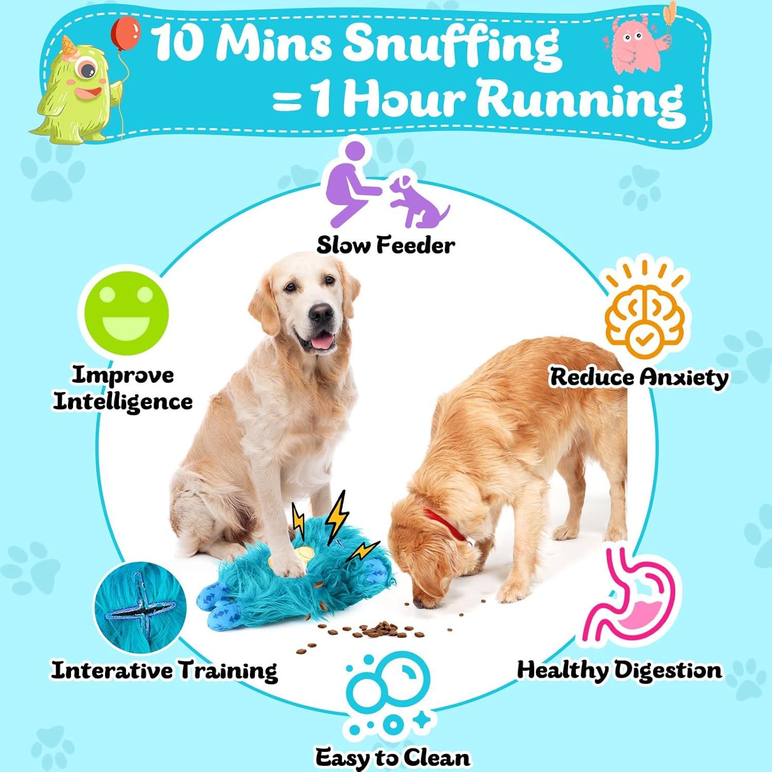 Juguete Interactivo para Perros QFCST Monstruo Verde 24.89x9.88cm