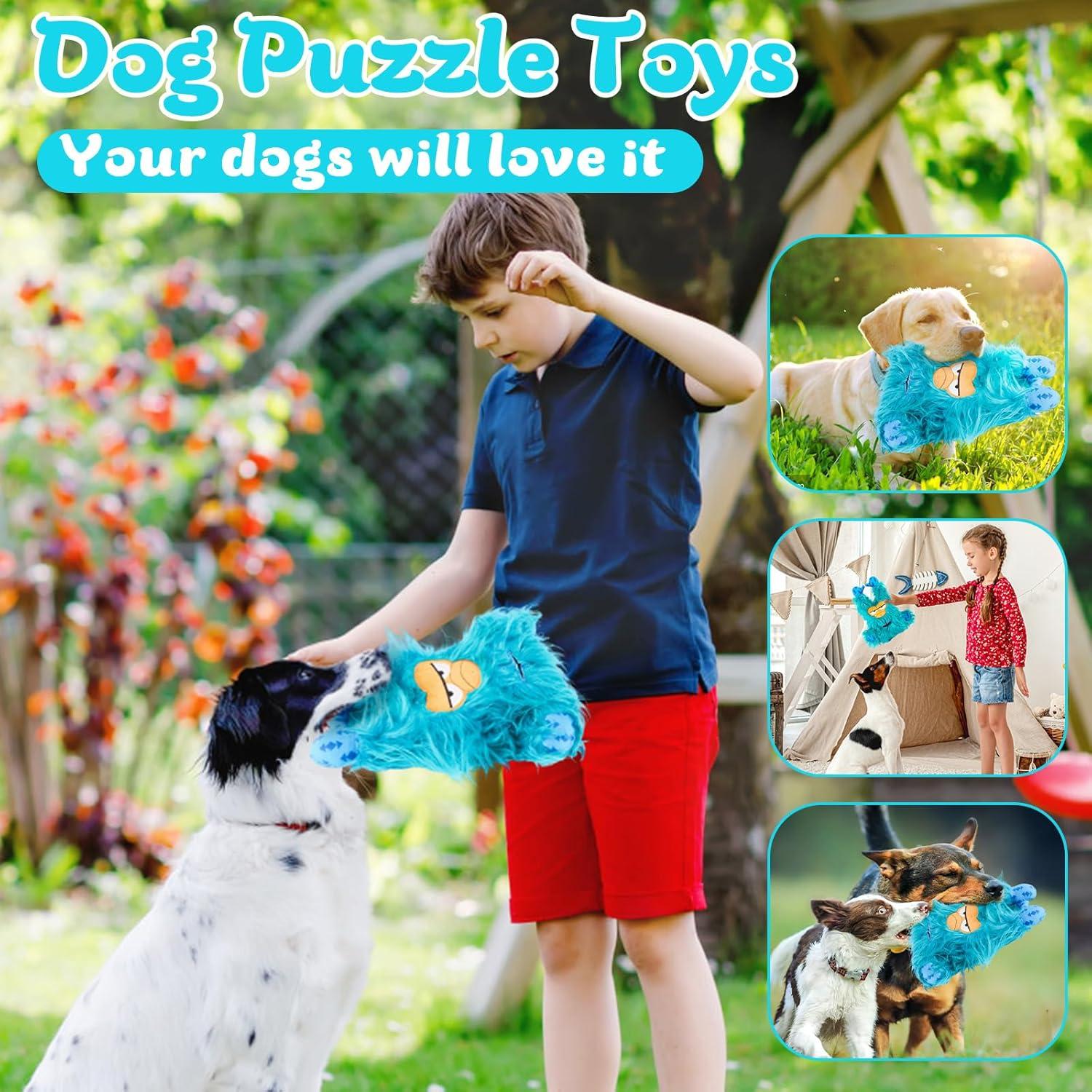 Juguete Interactivo para Perros QFCST Monstruo Verde 24.89x9.88cm