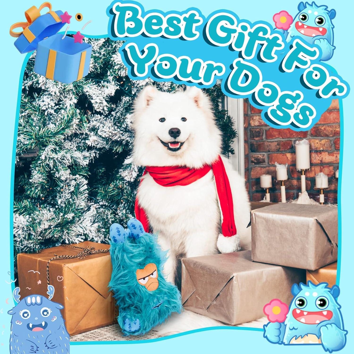 Juguete Interactivo para Perros QFCST Monstruo Verde 24.89x9.88cm