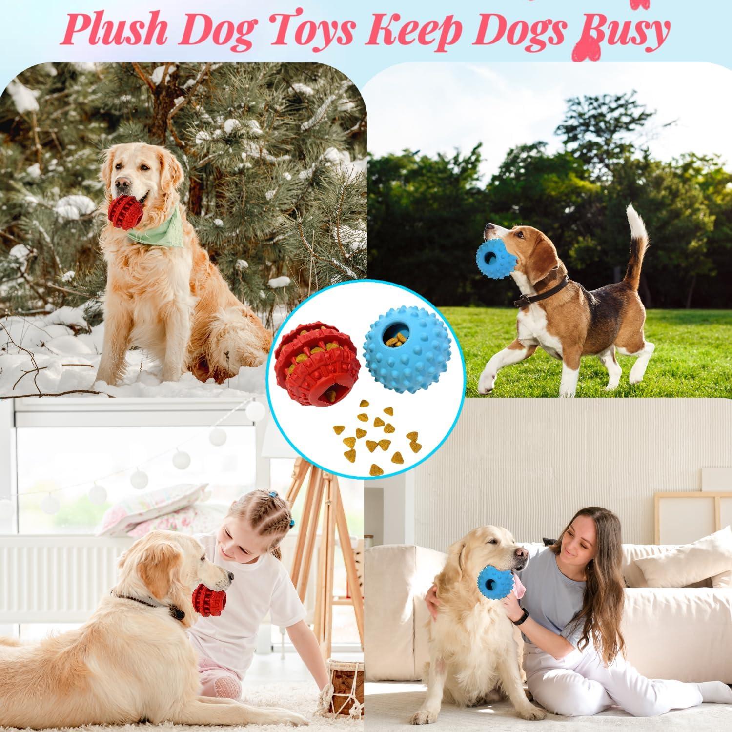 2Pack Pelotas Interactivas para Perros CIIVURR - Goma Resistente