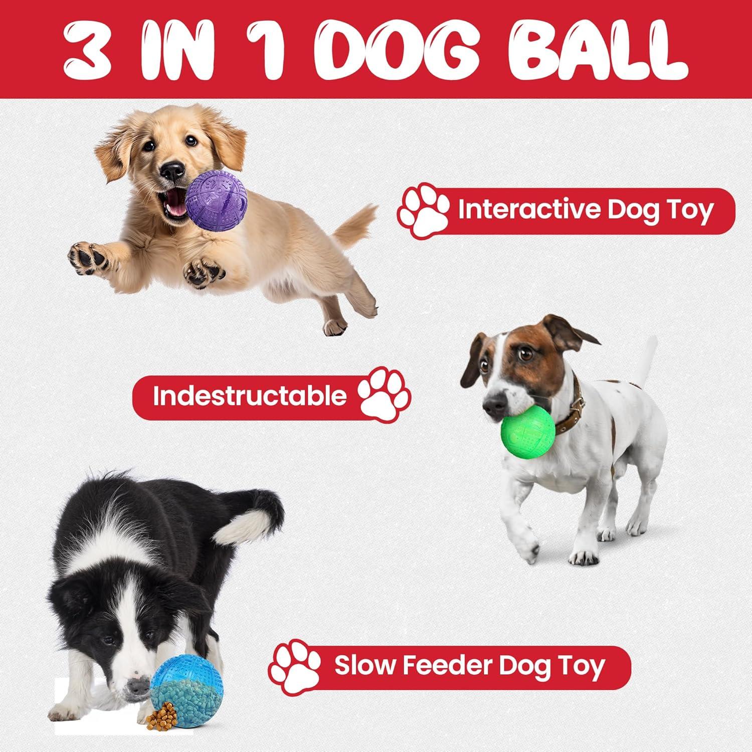 Bola de Golosinas Dura-Brite Ethical Pets 7.62cm TPR Interactiva