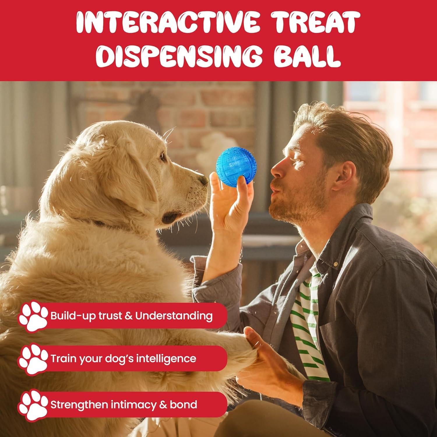 Bola de Golosinas Dura-Brite Ethical Pets 7.62cm TPR Interactiva