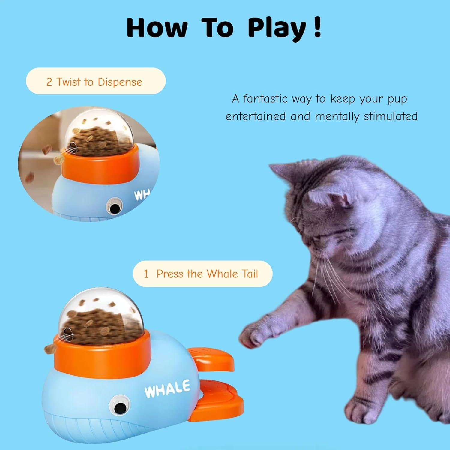 Dispensador de Golosinas para Perros y Gatos KPWIN Ballena