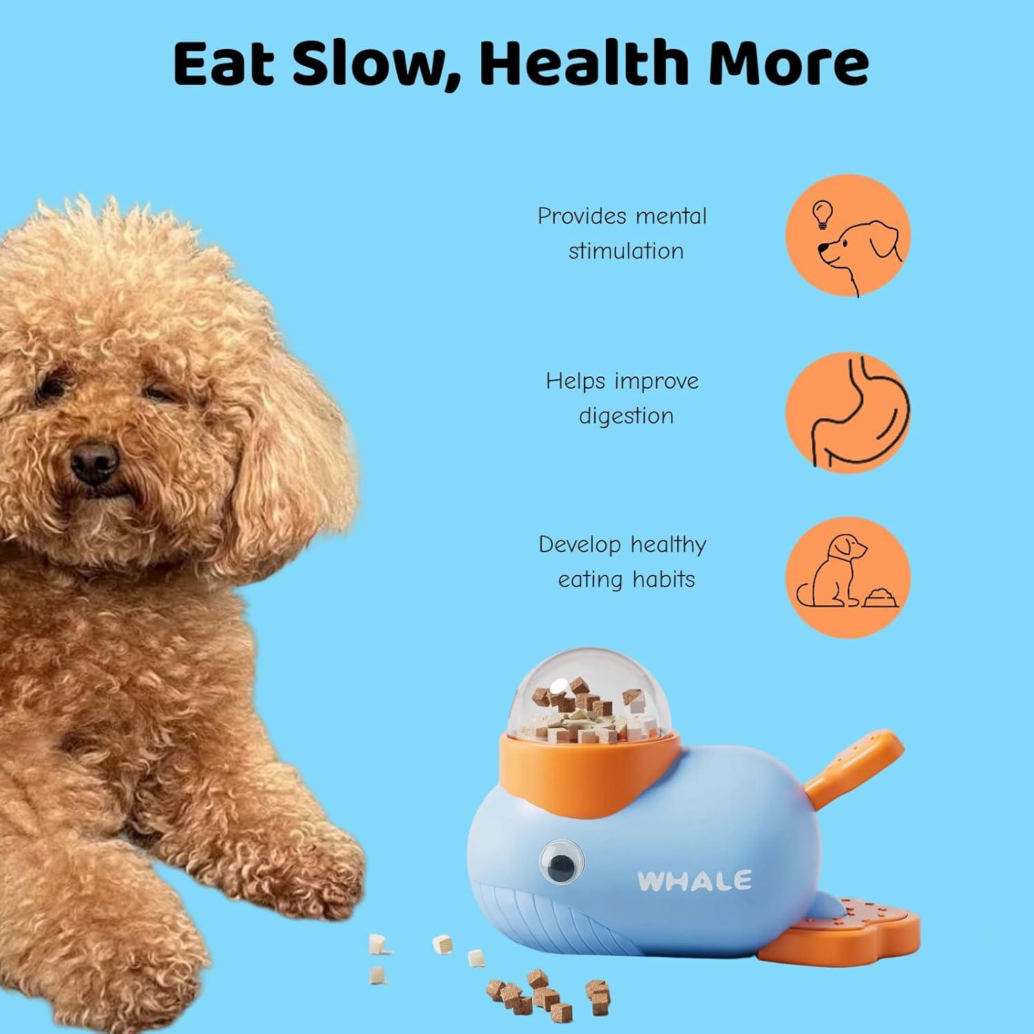 Dispensador de Golosinas para Perros y Gatos KPWIN Ballena