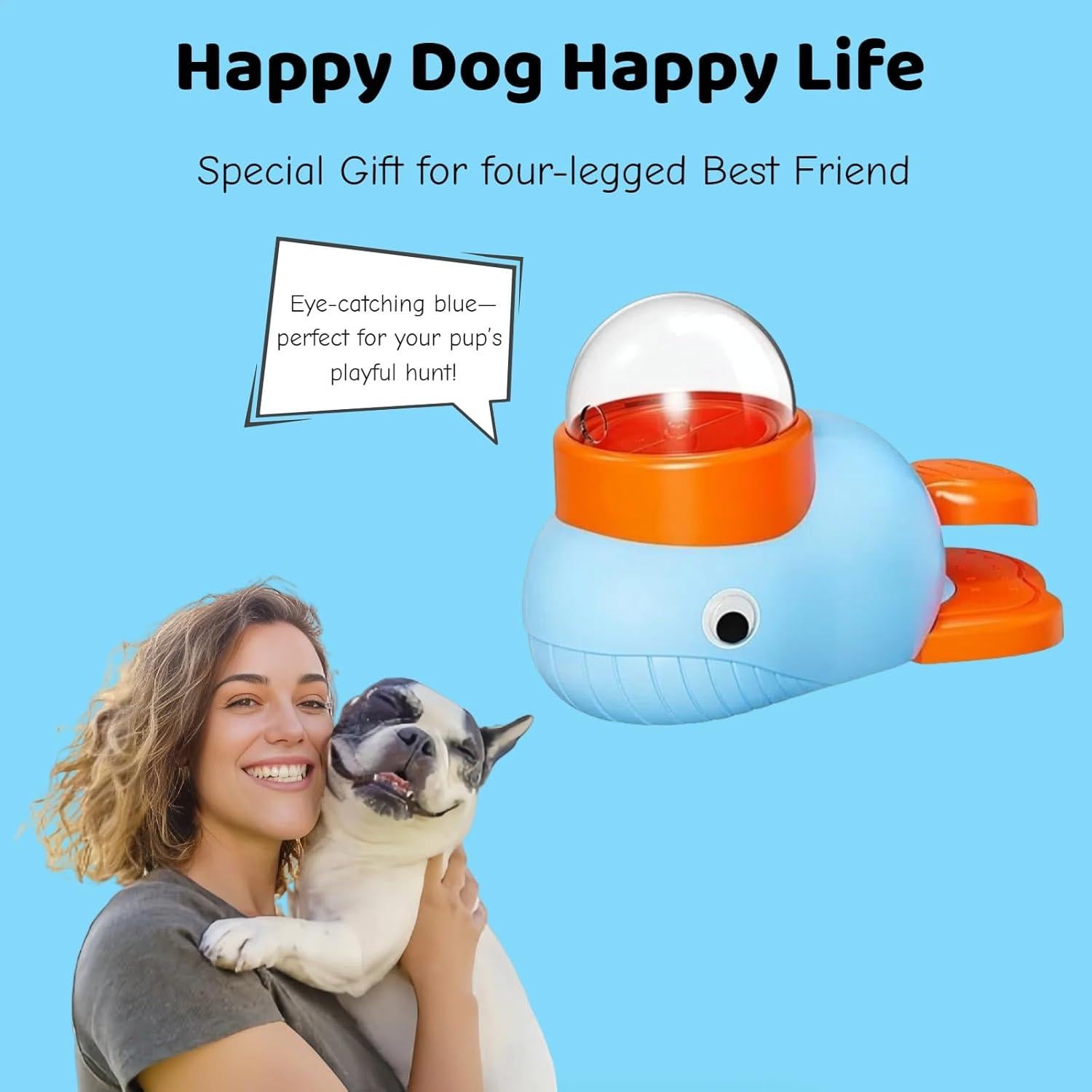 Dispensador de Golosinas para Perros y Gatos KPWIN Ballena