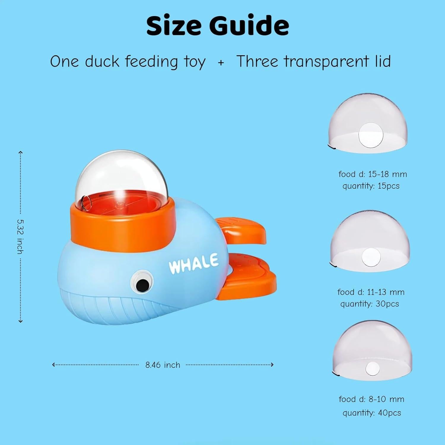 Dispensador de Golosinas para Perros y Gatos KPWIN Ballena