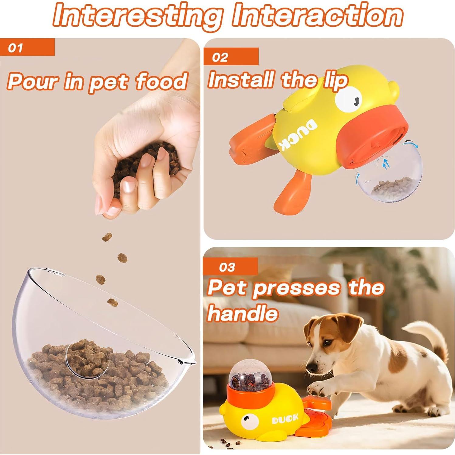 Juguete Interactivo para Perros ZEKURAPA Dispensador de Golosinas