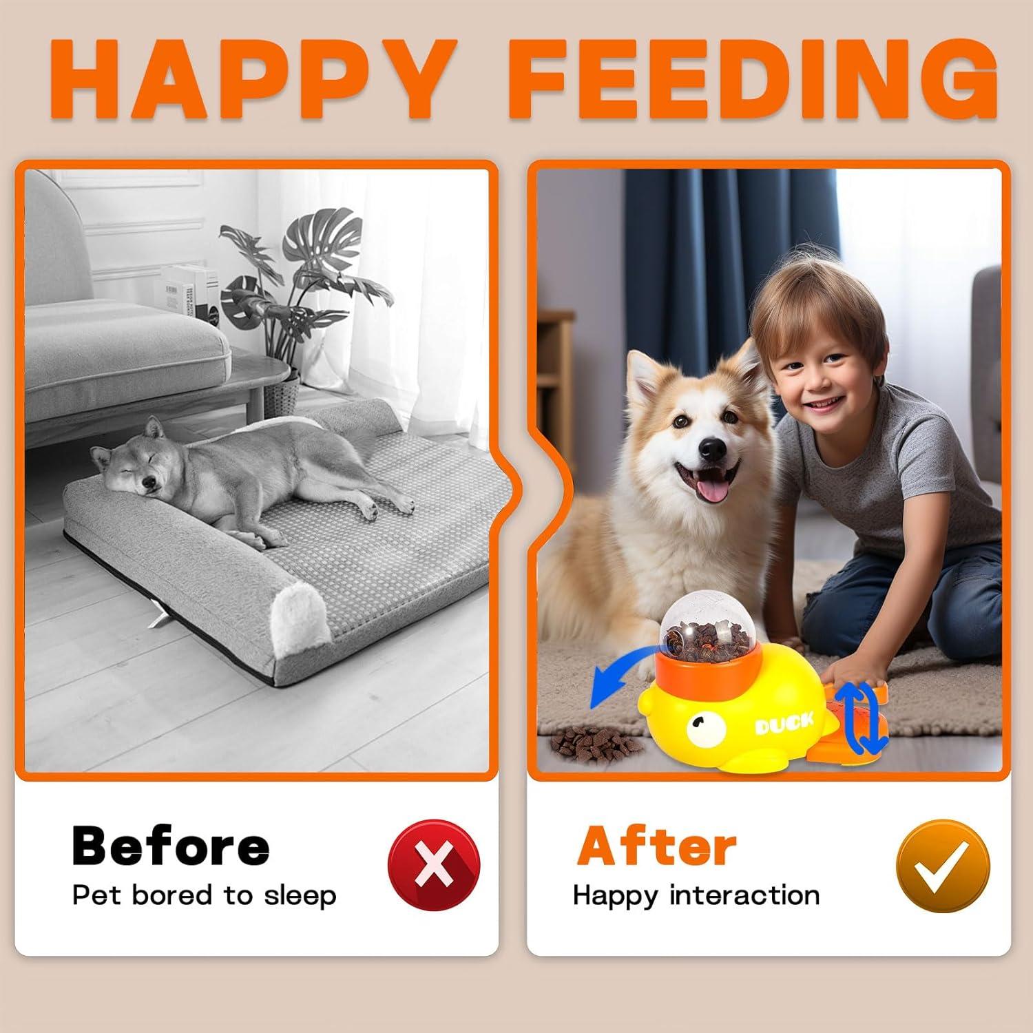 Juguete Interactivo para Perros ZEKURAPA Dispensador de Golosinas