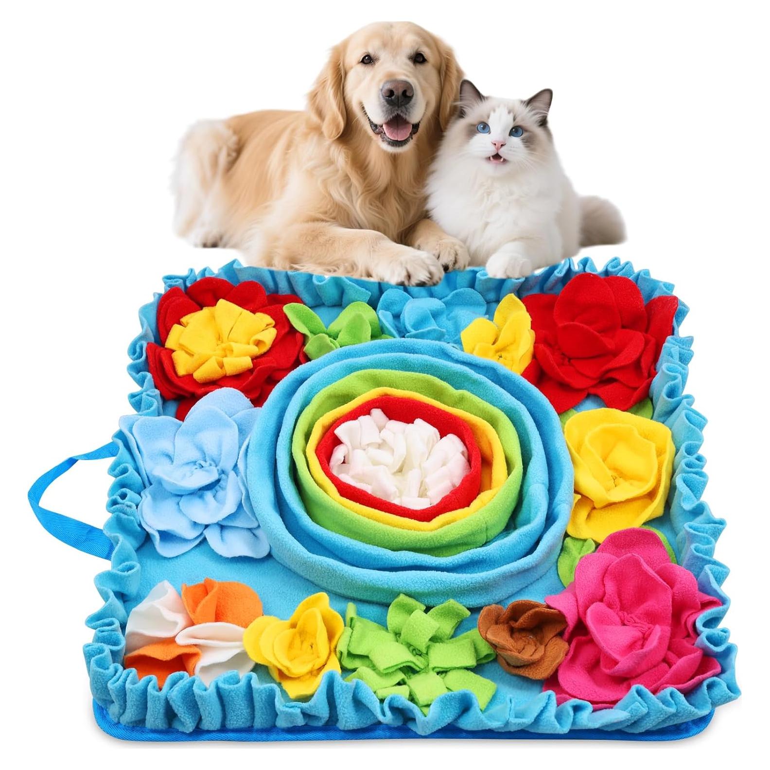 Alfombra de Olfateo para Perros AMIR 50x50 cm, Juguete Interactivo